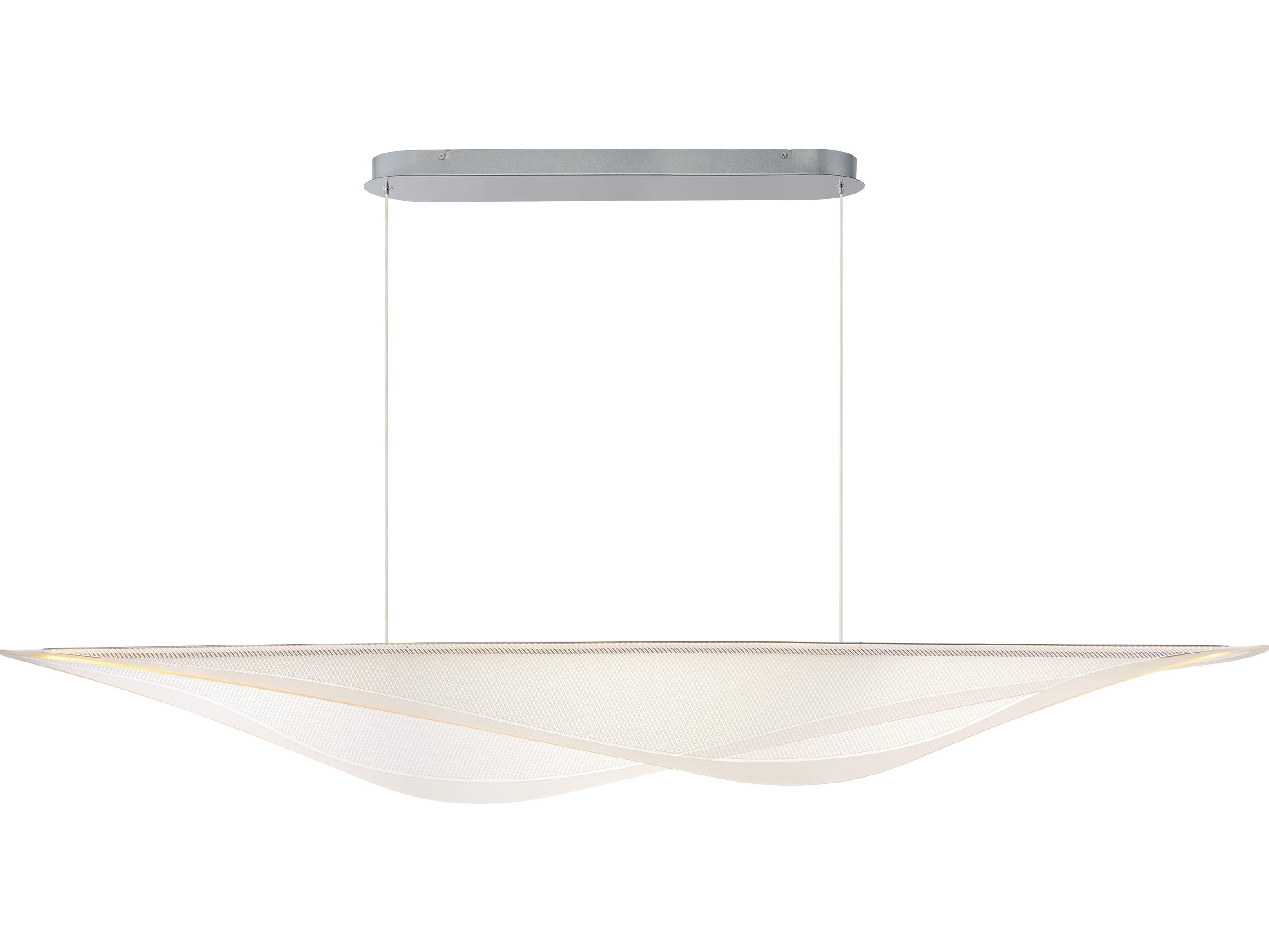 ET2 Manta 1-Light Polished Chrome Linear Island Pendant