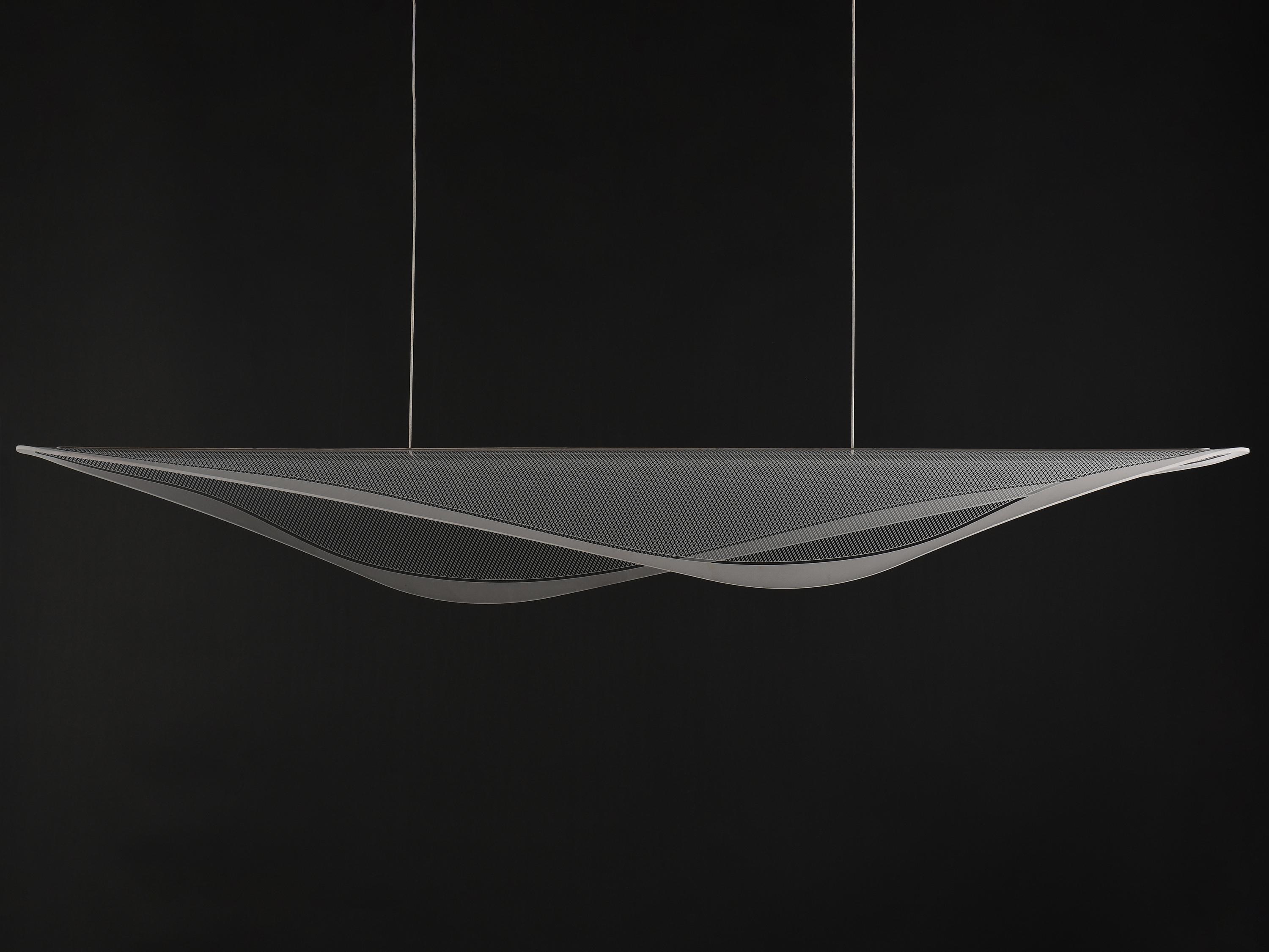 ET2 Manta 1-Light Polished Chrome Linear Island Pendant
