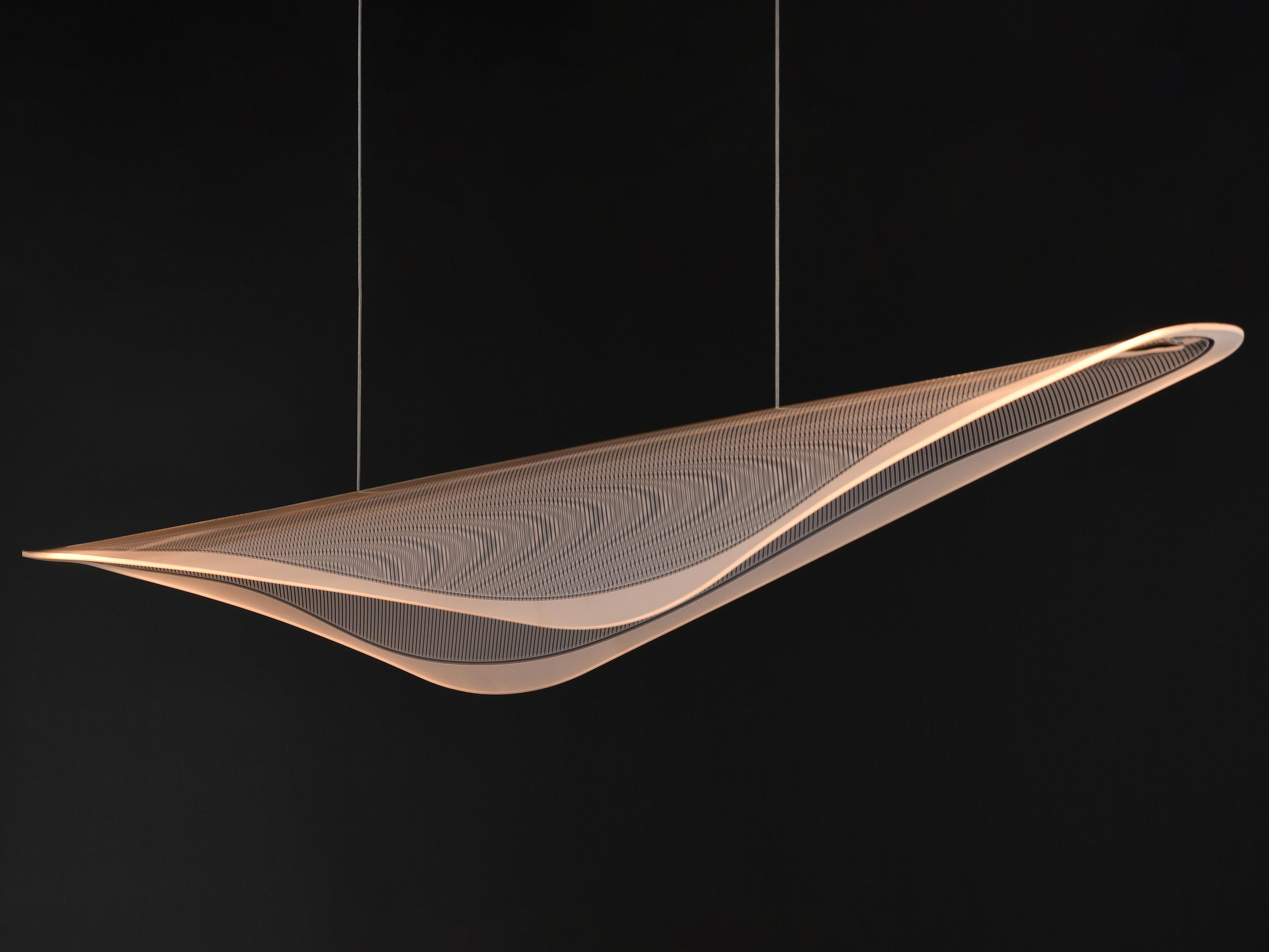 ET2 Manta 1-Light Polished Chrome Linear Island Pendant