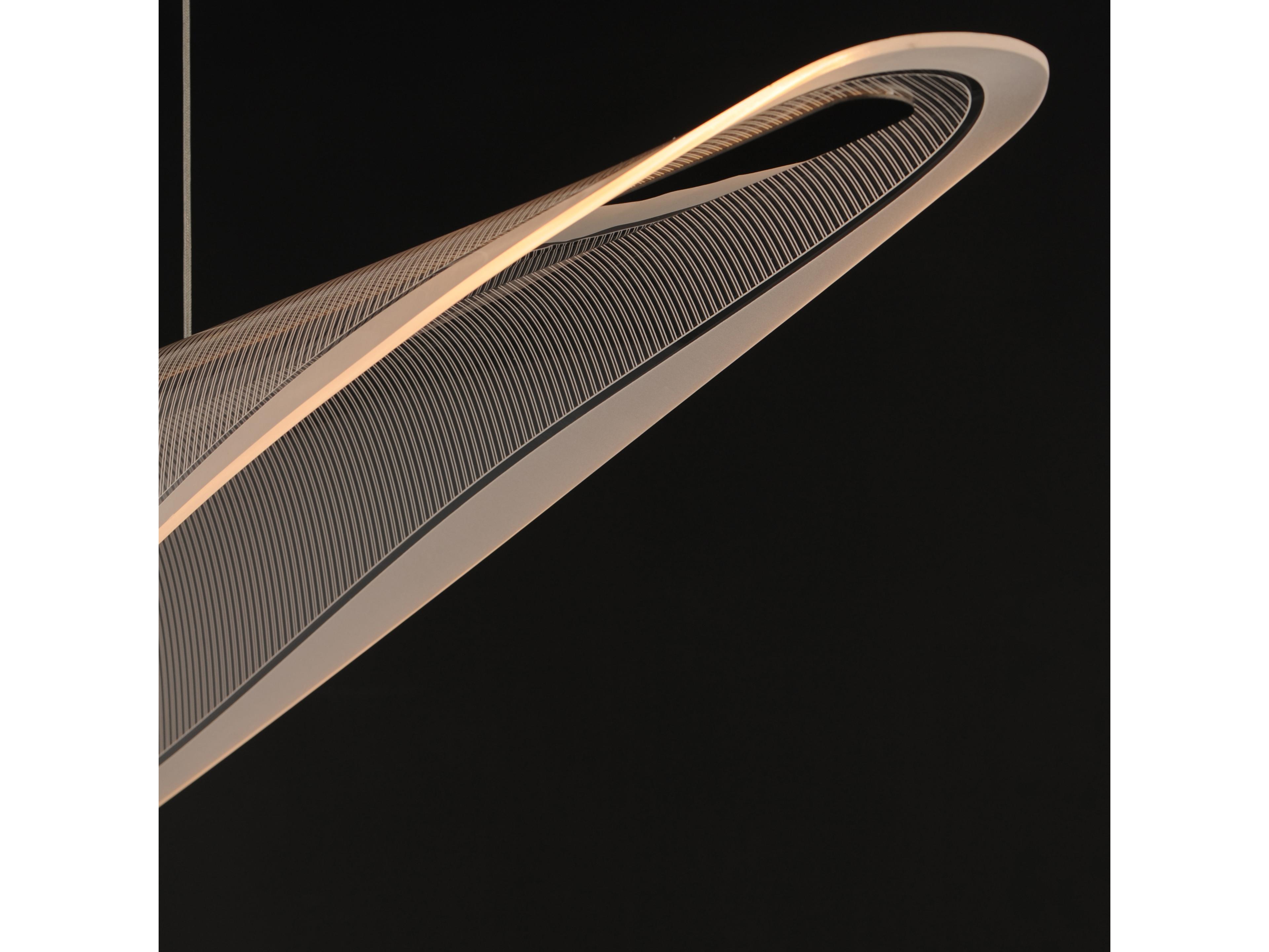 ET2 Manta 1-Light Polished Chrome Linear Island Pendant