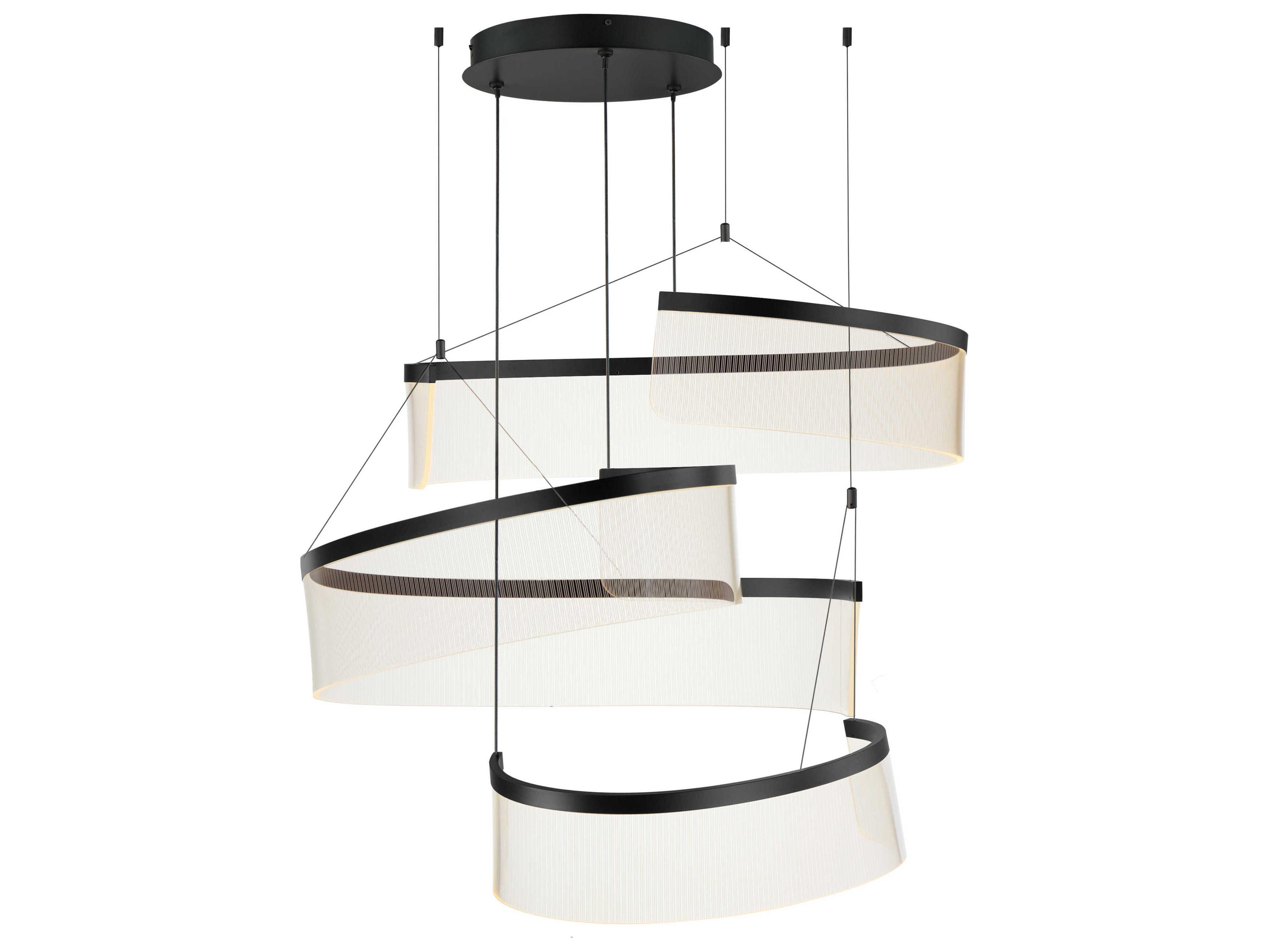 ET2 Sonata 3-Light Black Pendant