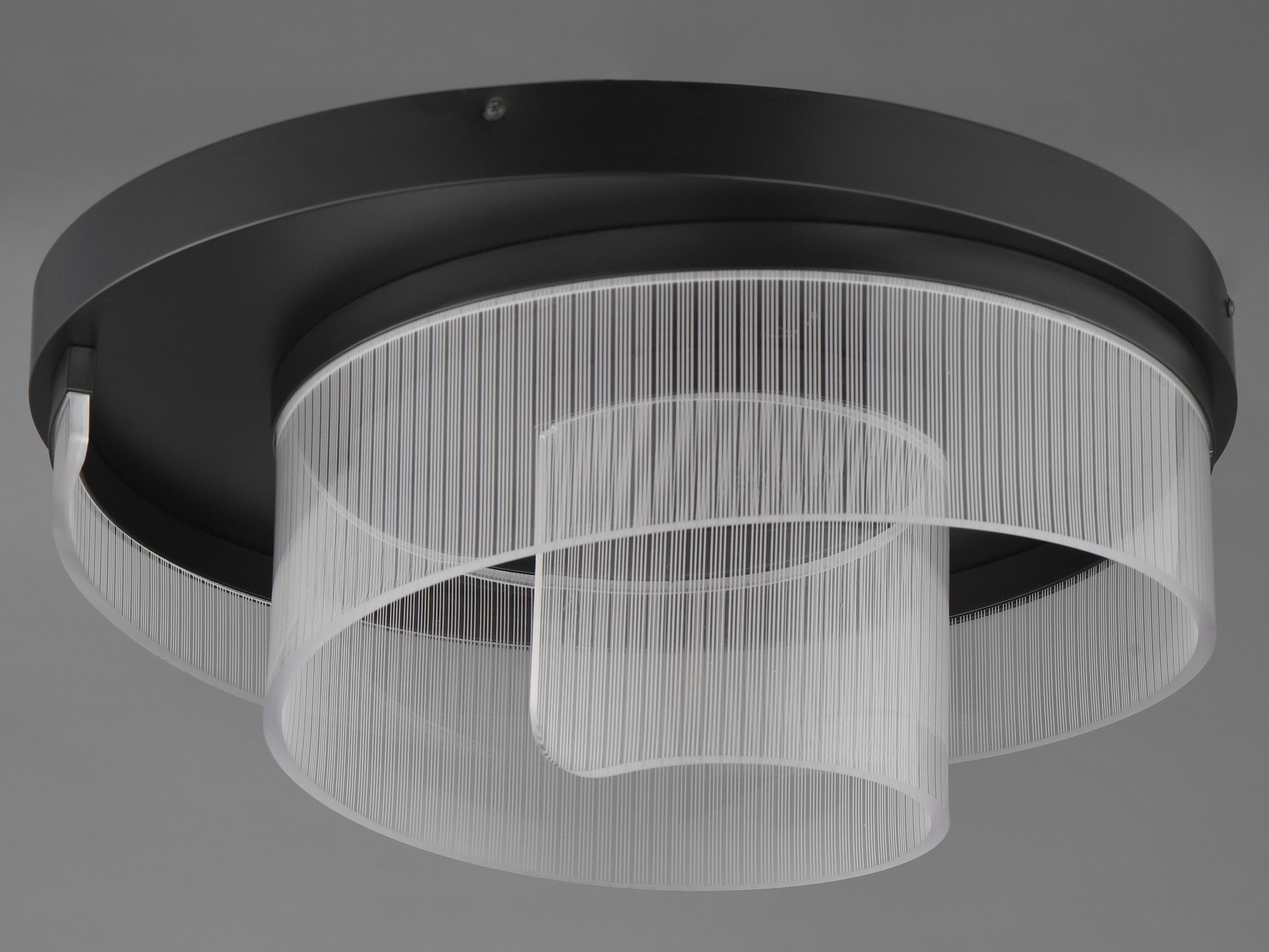 ET2 Sonata 1-Light Black Flush Mount