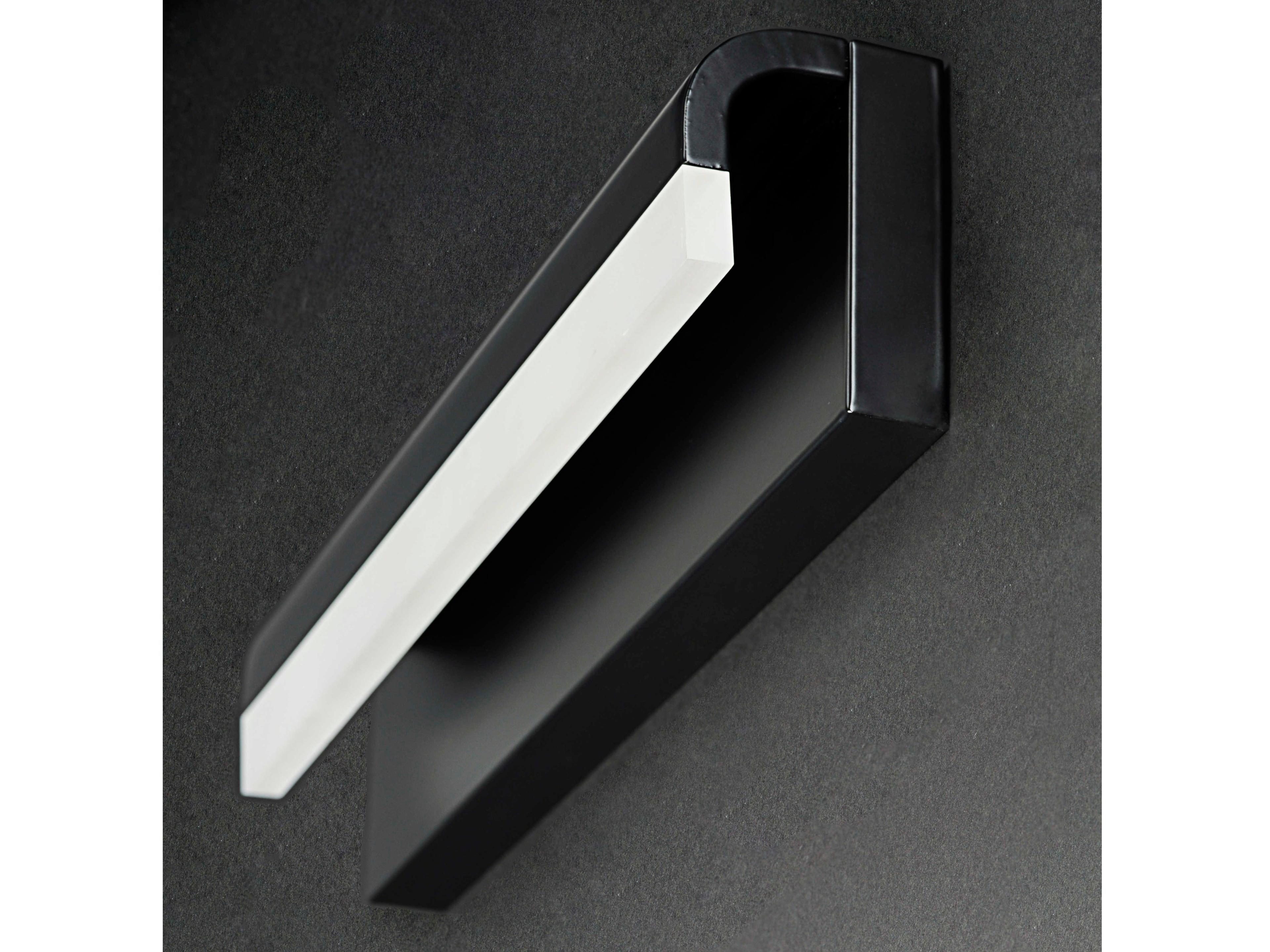 ET2 Waterfall 1-Light Black LED Vanity Light