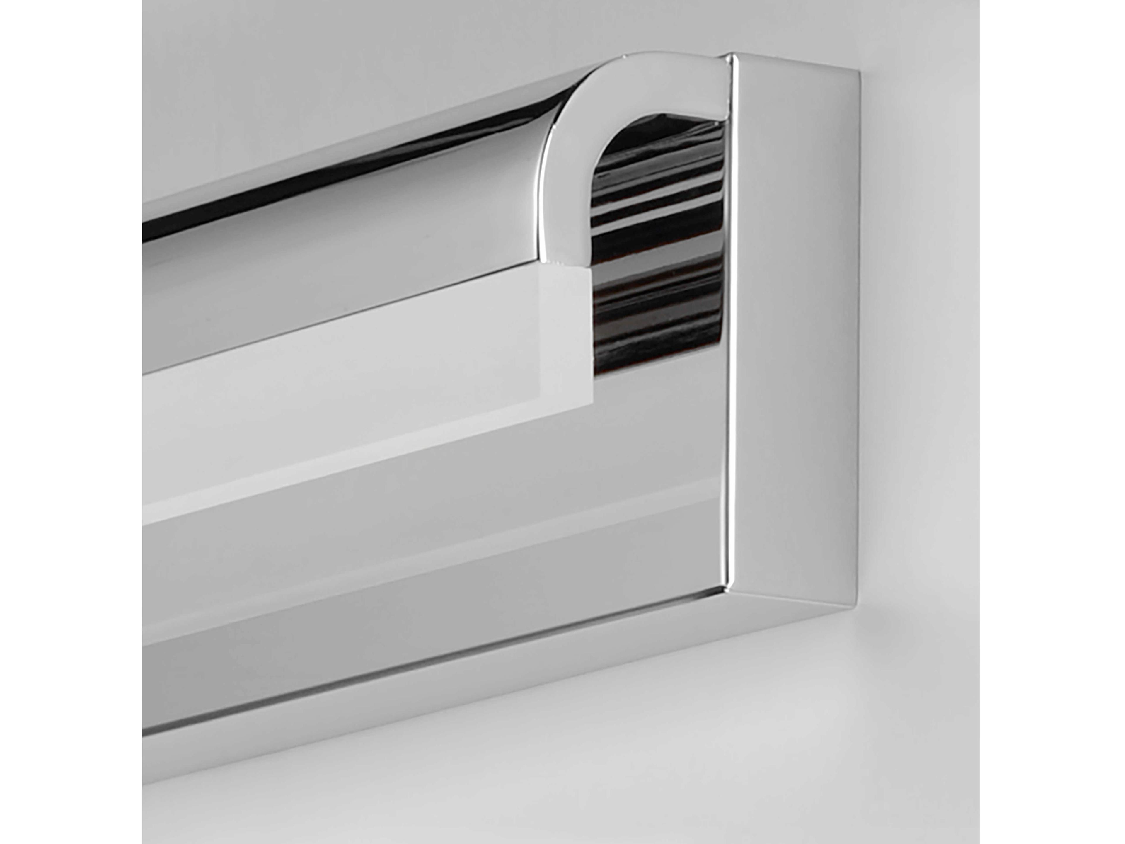 ET2 Waterfall 1-Light Polished Chrome LED Vanity Light