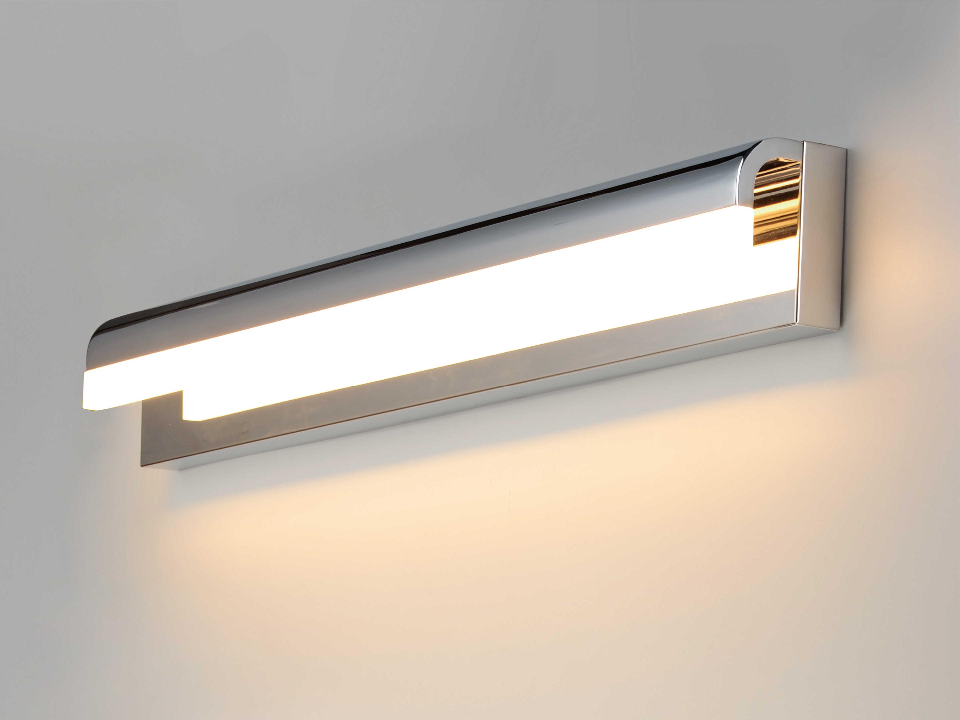 ET2 Waterfall 1-Light Polished Chrome LED Vanity Light