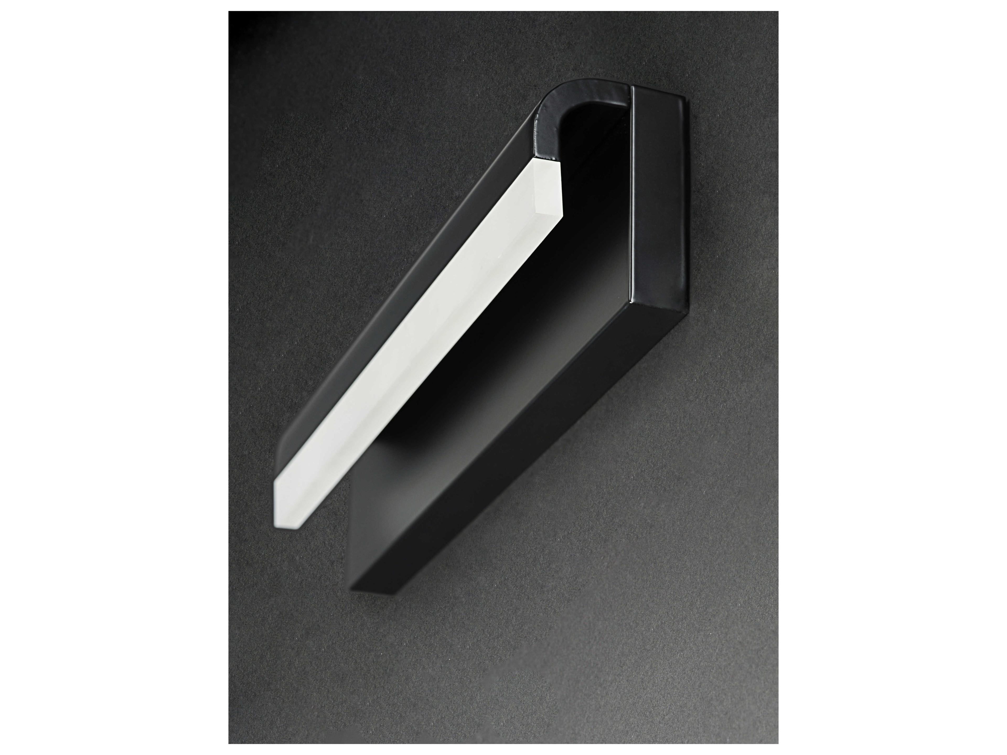 ET2 Waterfall 1-Light Black LED Vanity Light