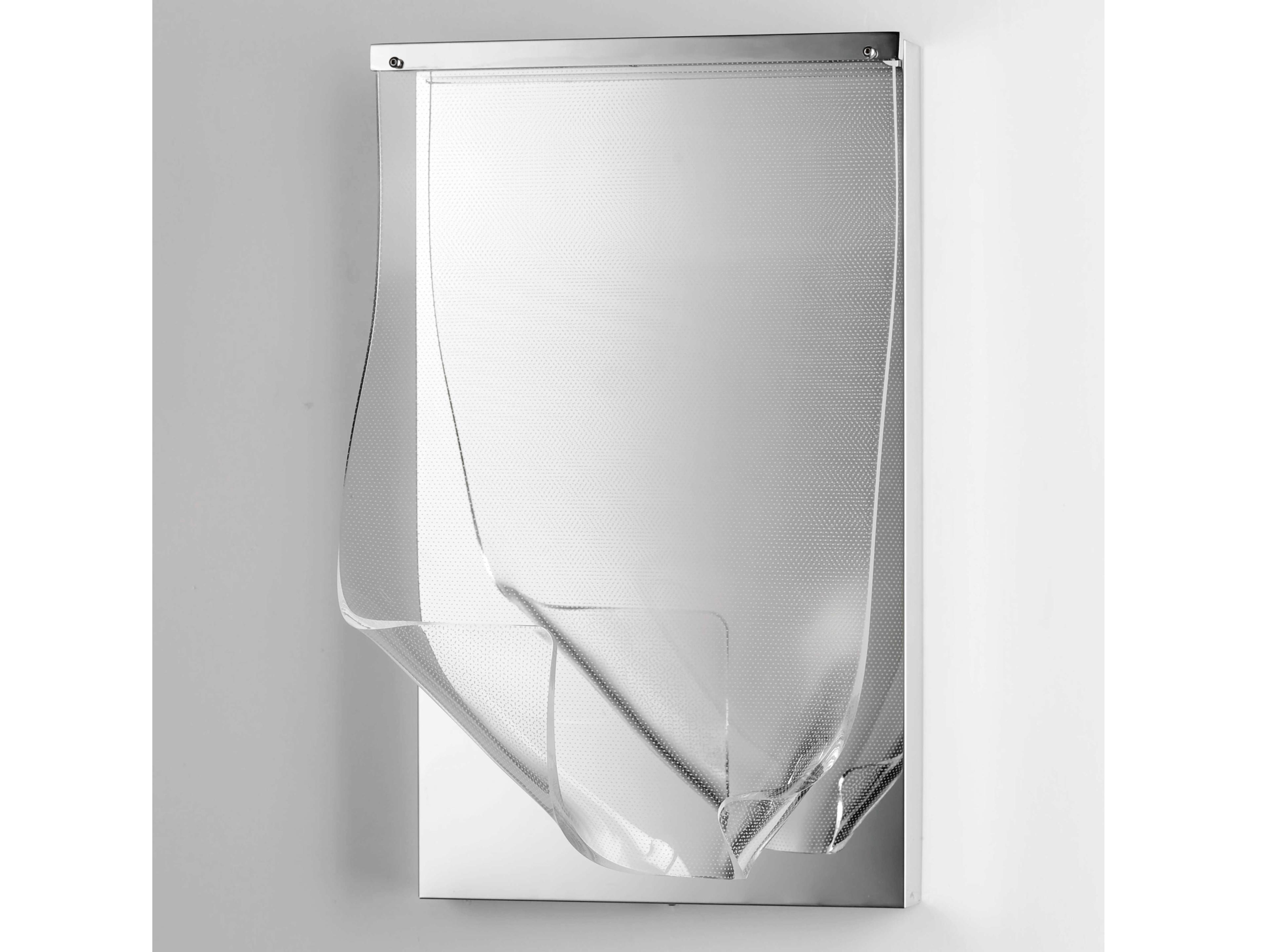 ET2 Rinkle 1-Light Polished Chrome LED Wall Sconce