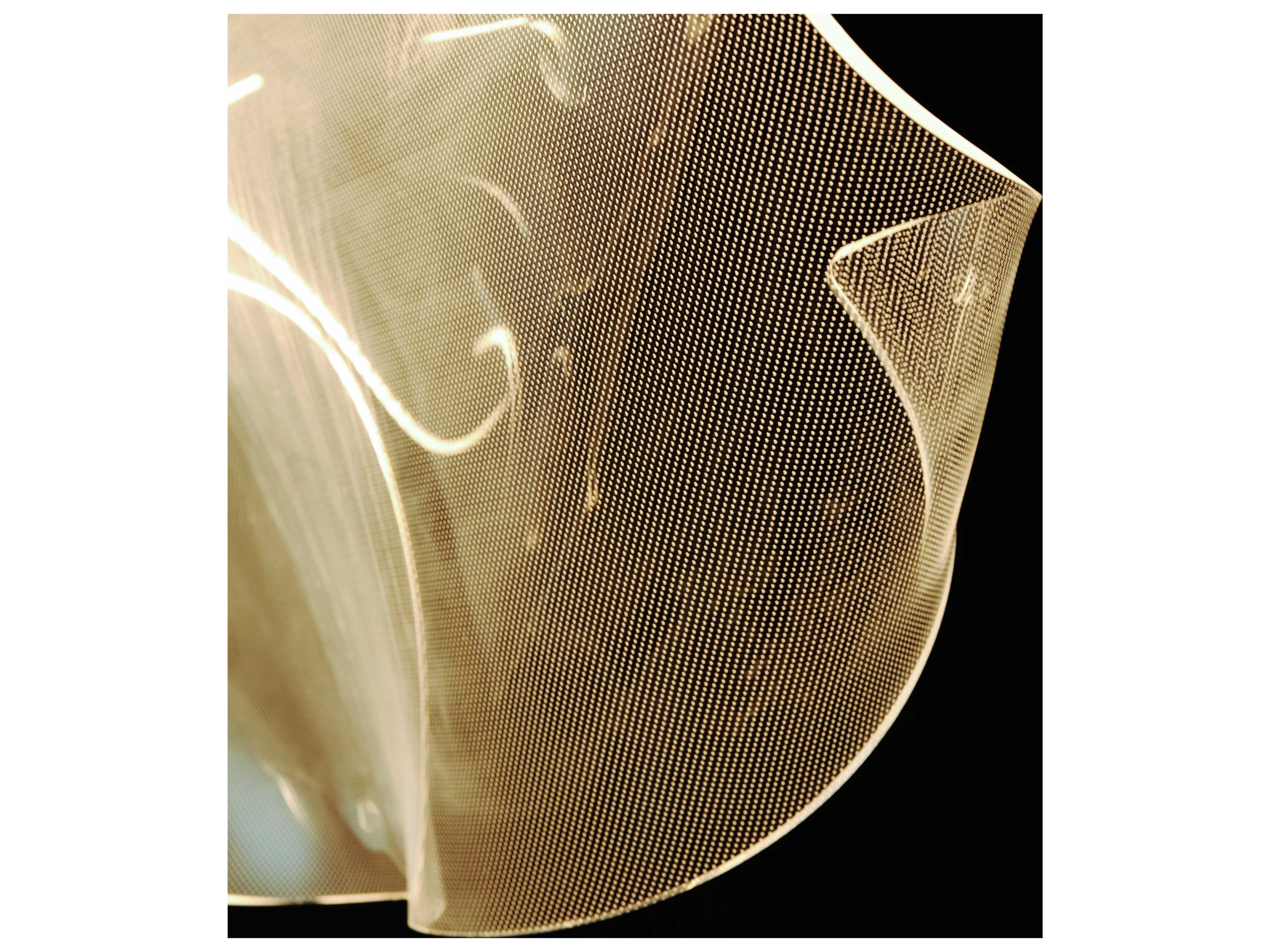 ET2 Rinkle 3-Light Polished Chrome LED Linear Tiered Island Pendant