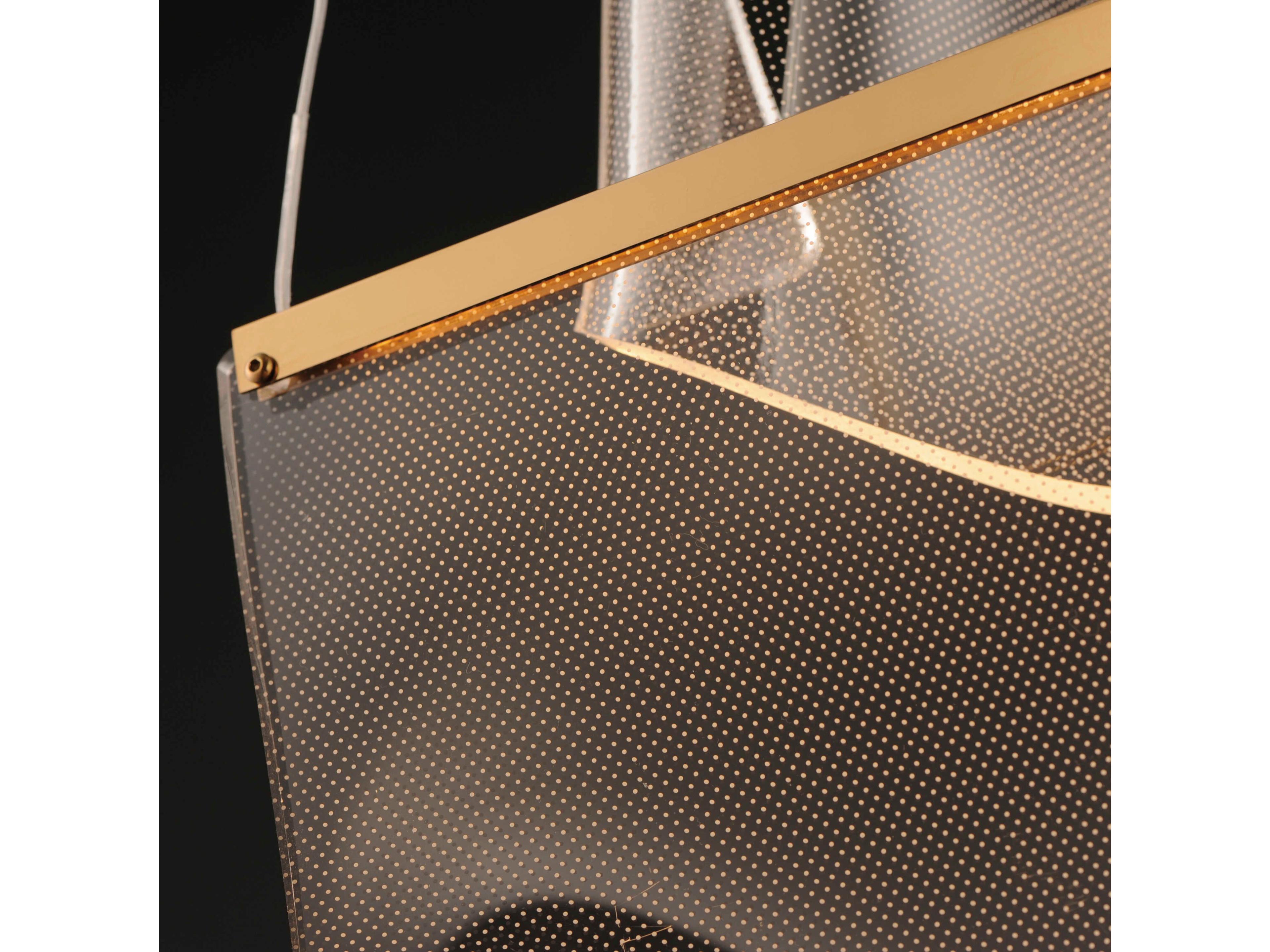 ET2 Rinkle 3-Light French Gold LED Pendant