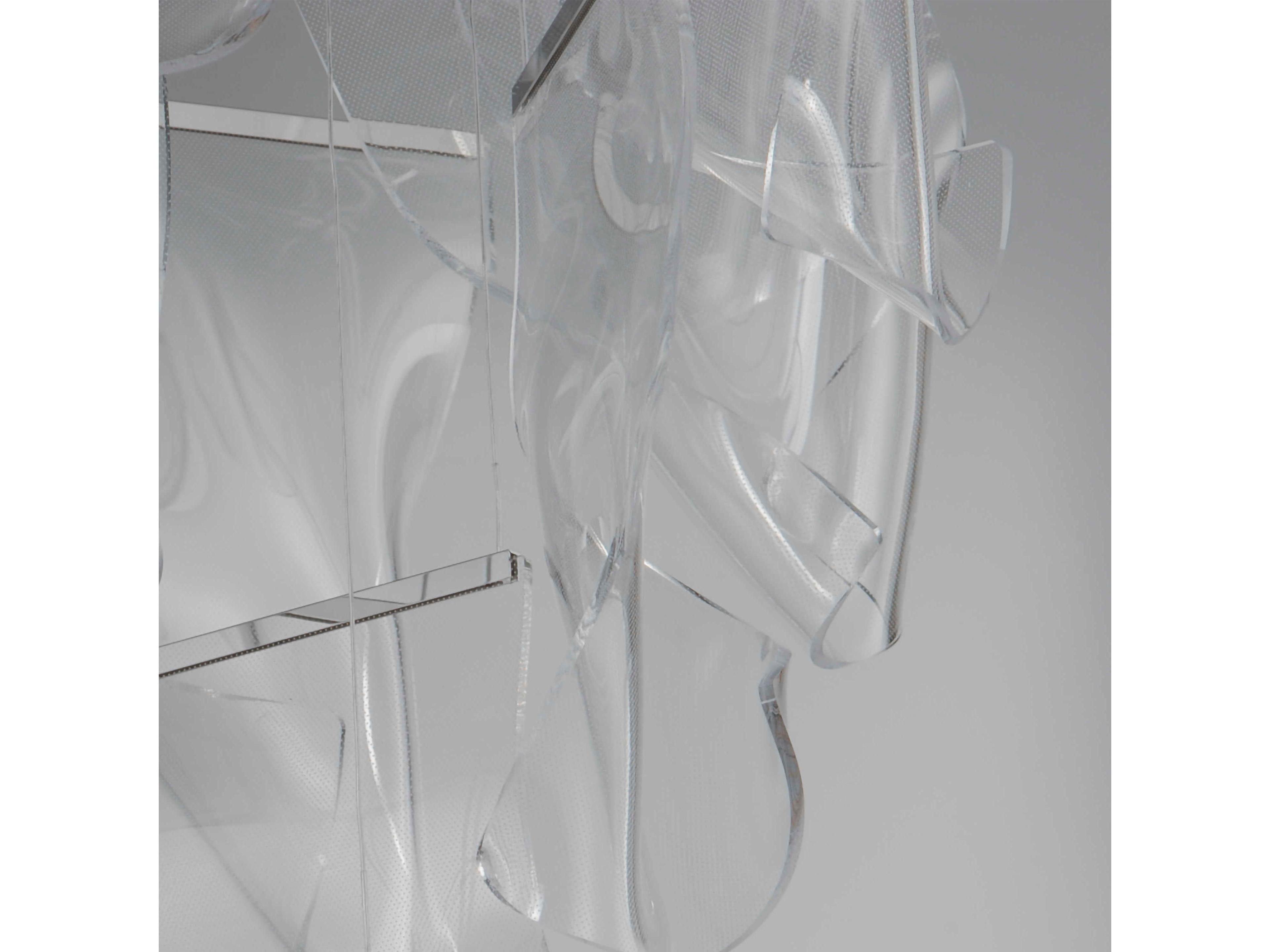 ET2 Rinkle 13-Light Brushed Gunmetal LED Island Pendant