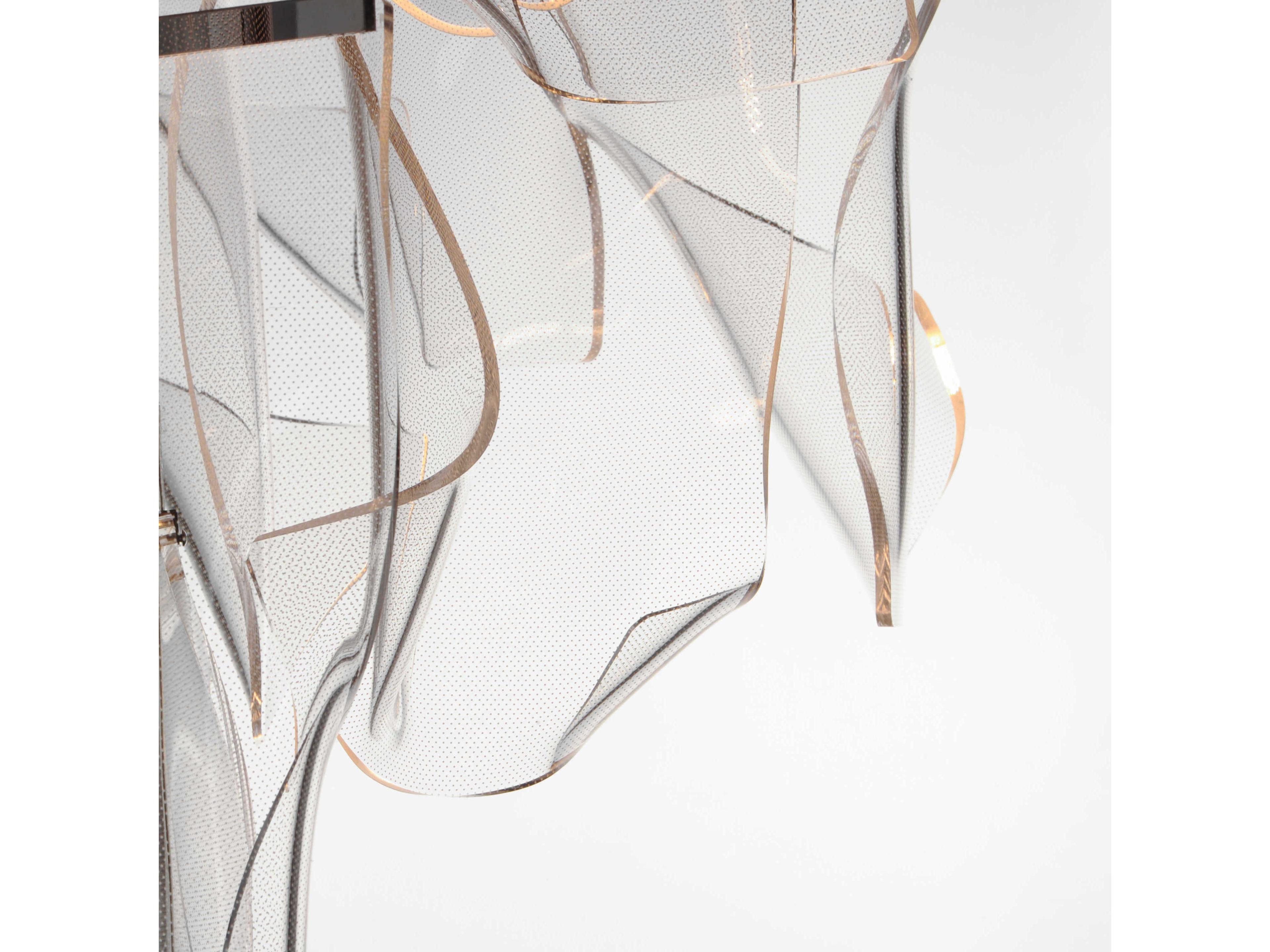 ET2 Rinkle 24-Light Brushed Gunmetal LED Pendant