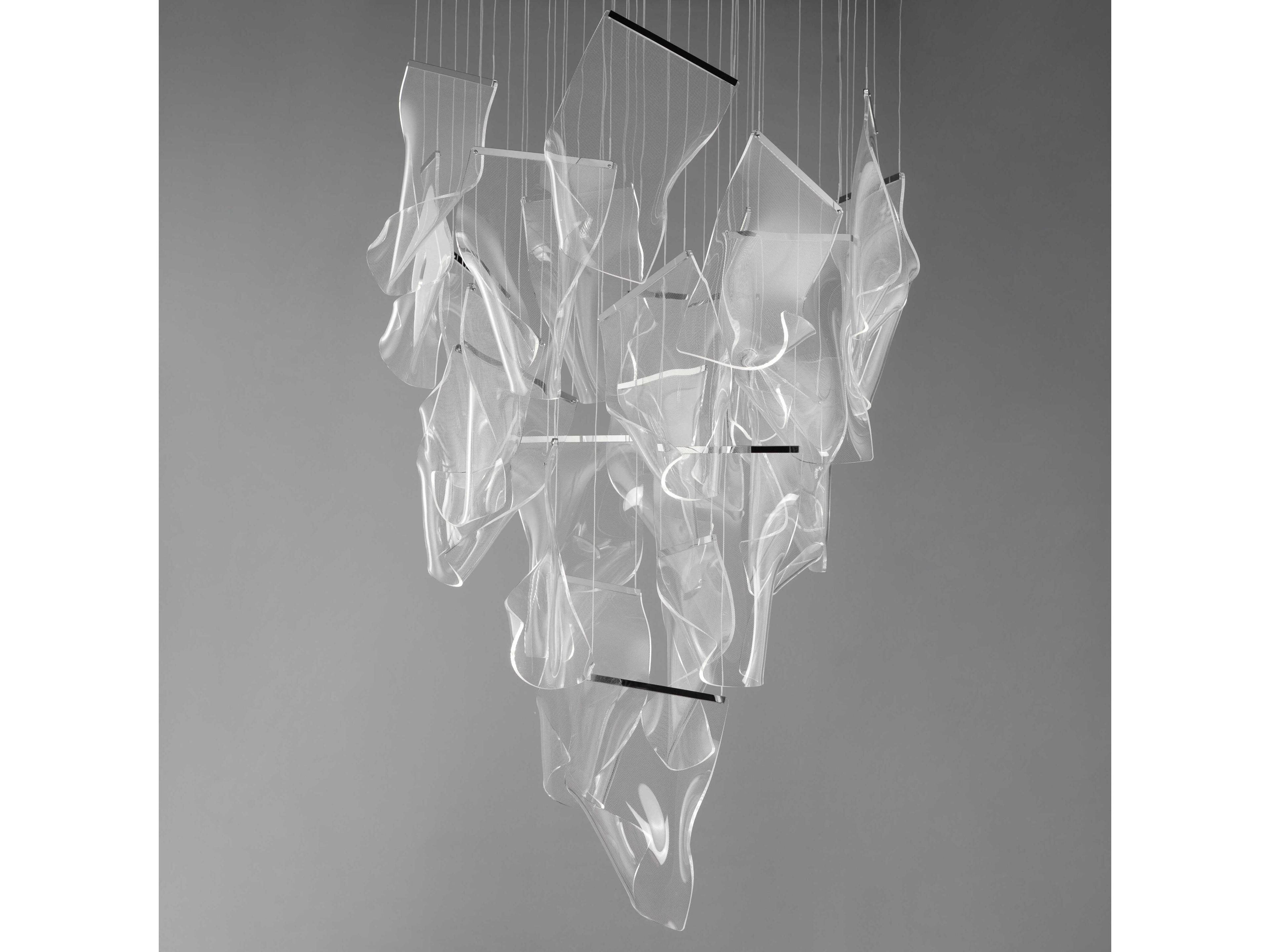 ET2 Rinkle 24-Light Polished Chrome LED Pendant