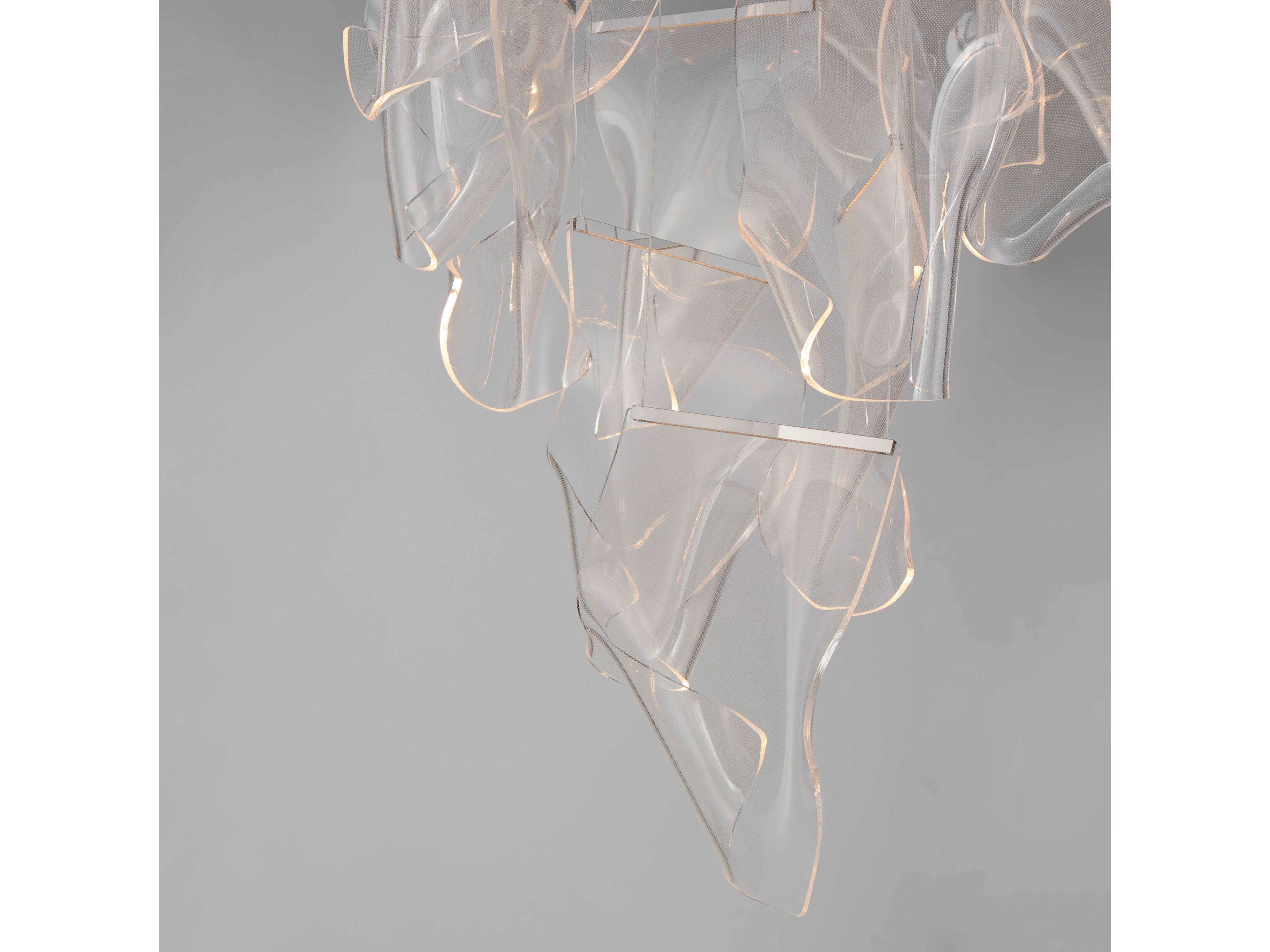 ET2 Rinkle 24-Light Polished Chrome LED Pendant