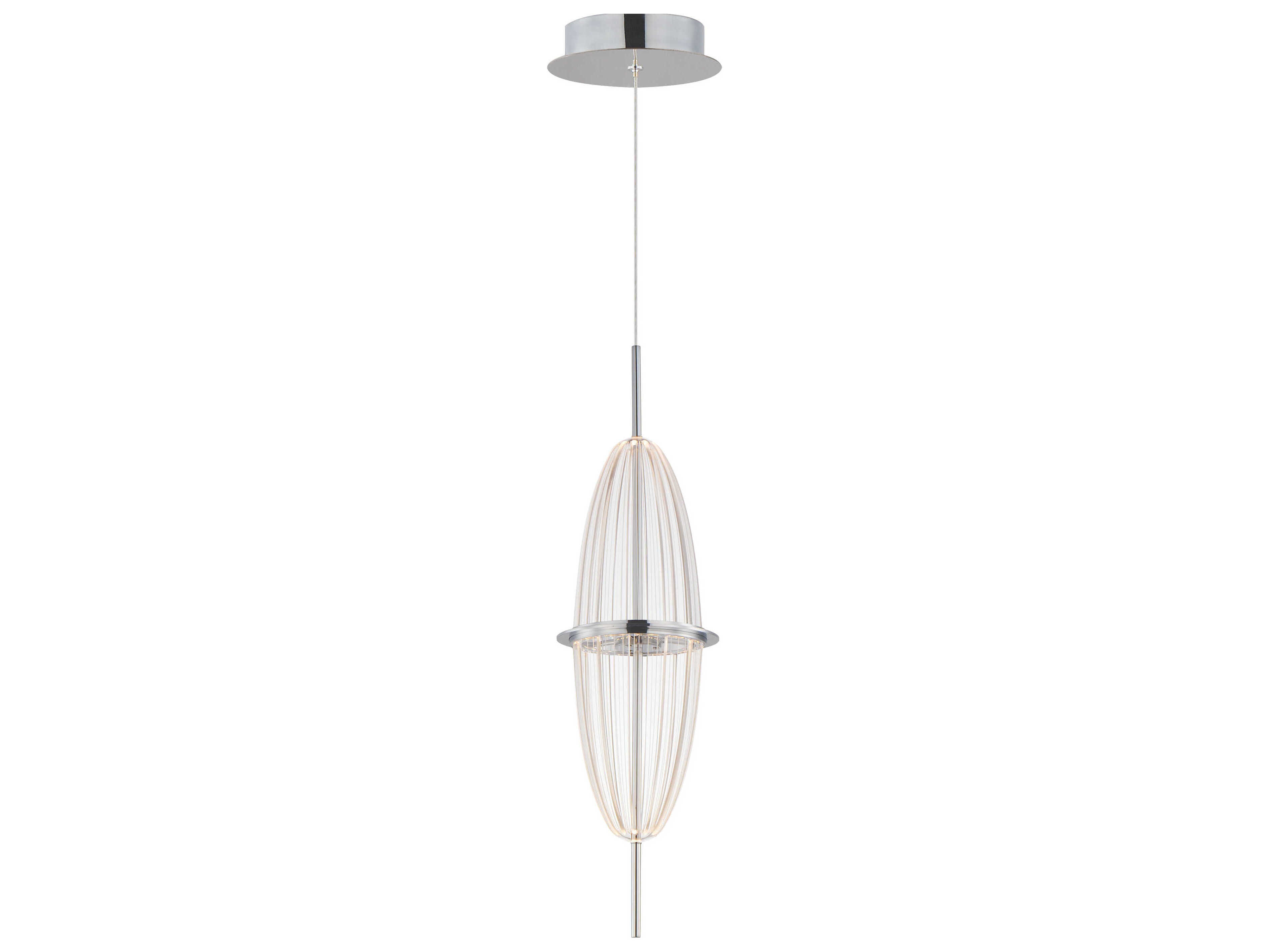 ET2 1-Light Polished Chrome Mini Pendant