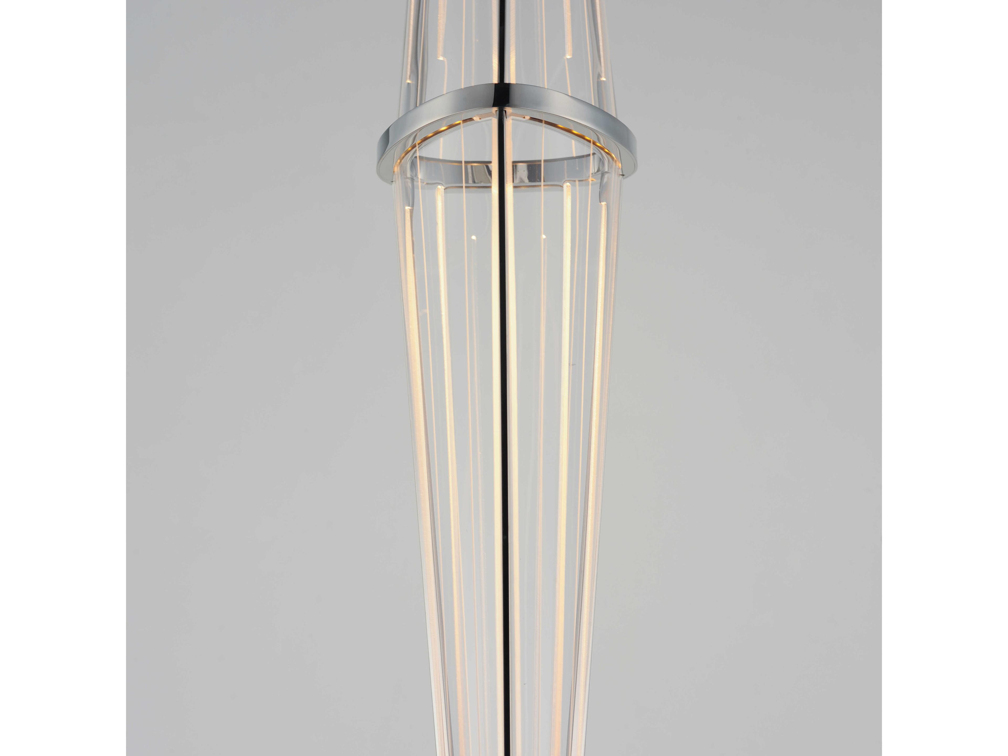 ET2 Quasar 3-Light Polished Chrome Cylinder Island Pendant