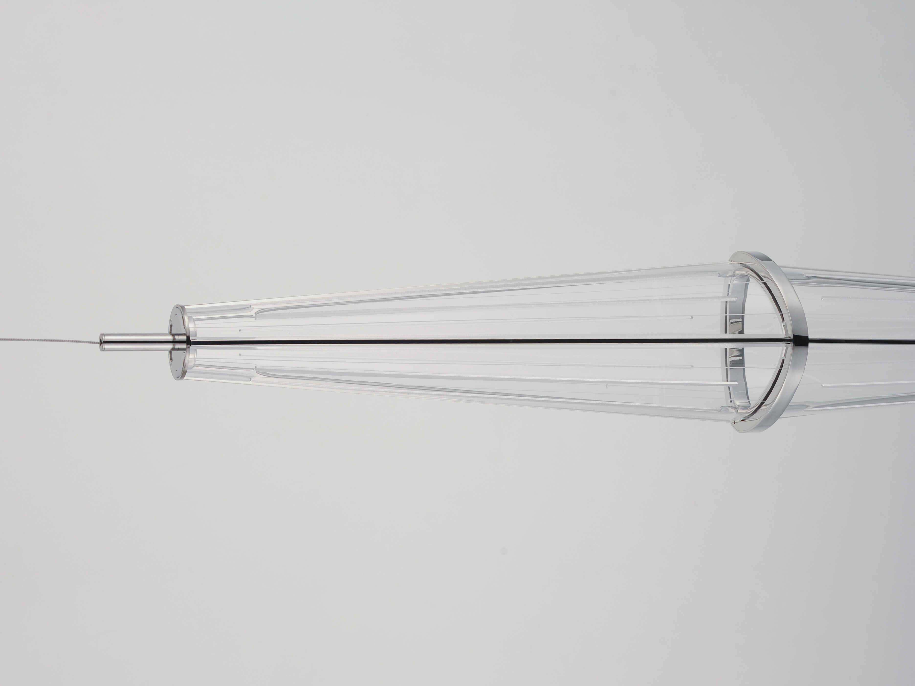 ET2 Quasar 3-Light Polished Chrome Cylinder Island Pendant