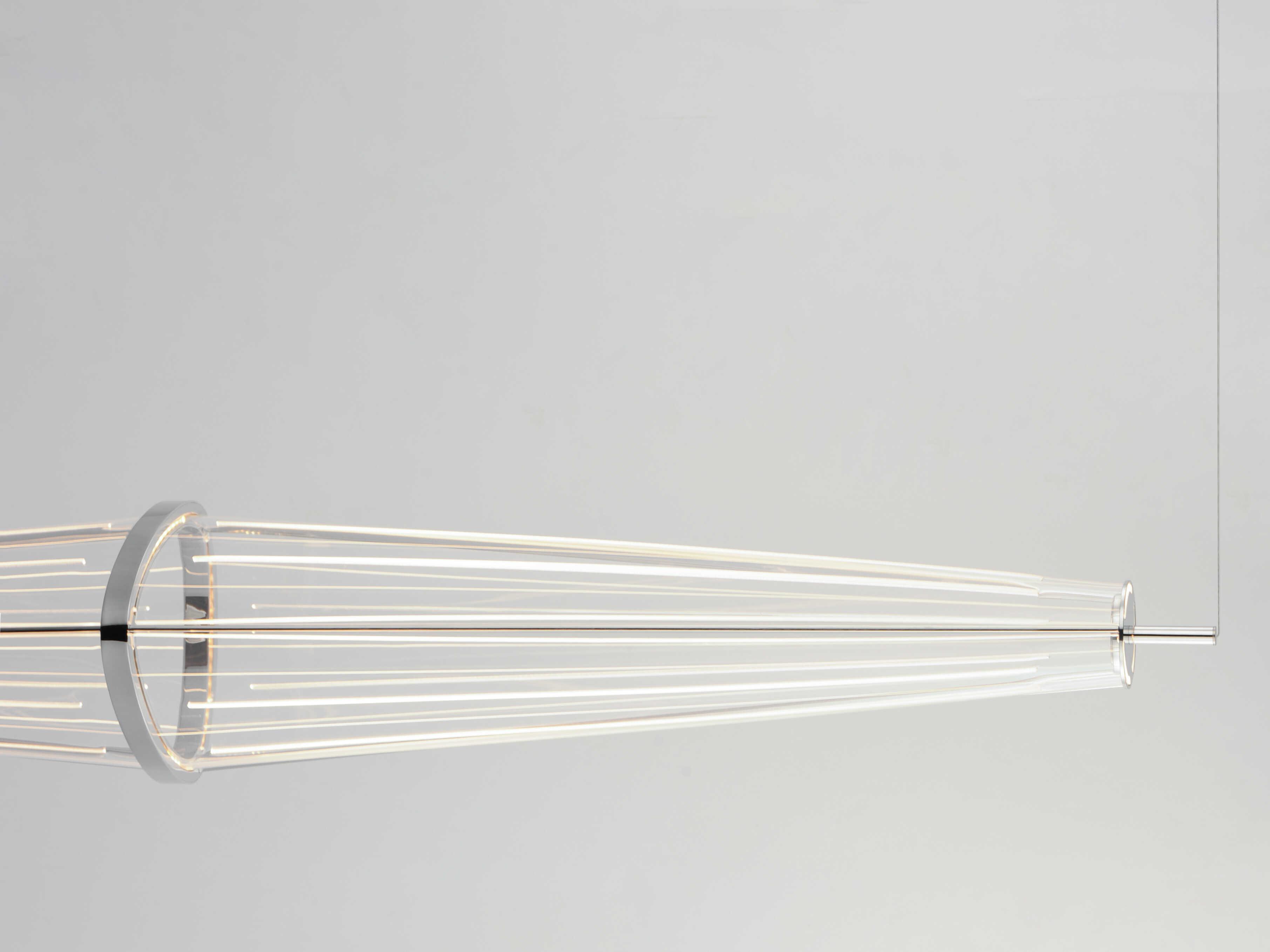 ET2 Quasar 3-Light Polished Chrome Cylinder Island Pendant