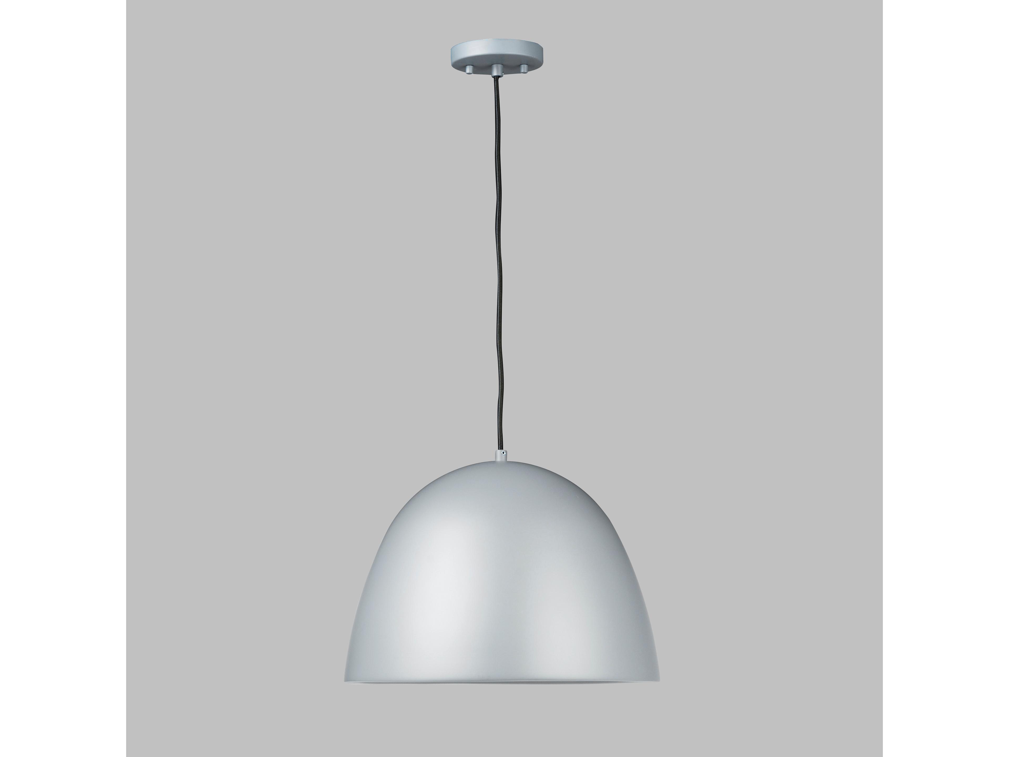 ET2 Palla 1-Light Dark Grey Coffee Brown LED Dome Pendant