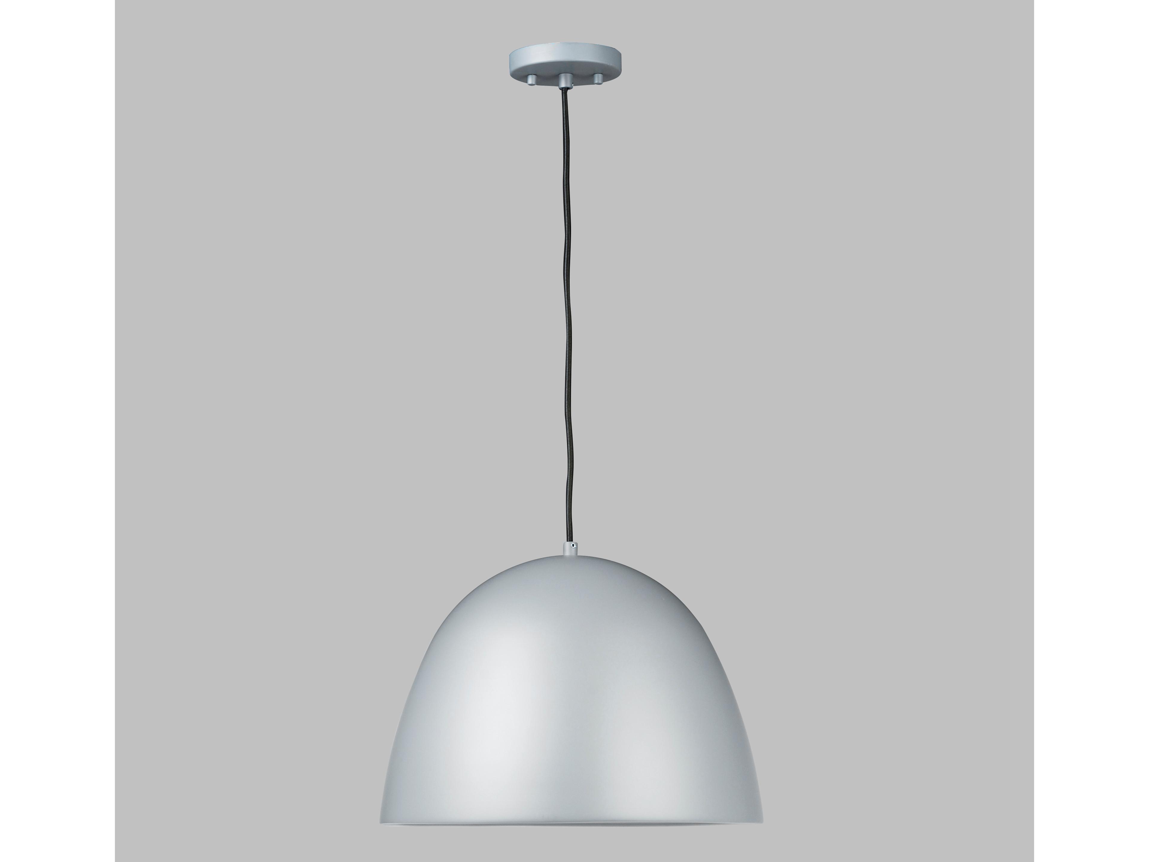 ET2 Palla 1-Light Dark Grey Coffee Brown LED Dome Pendant