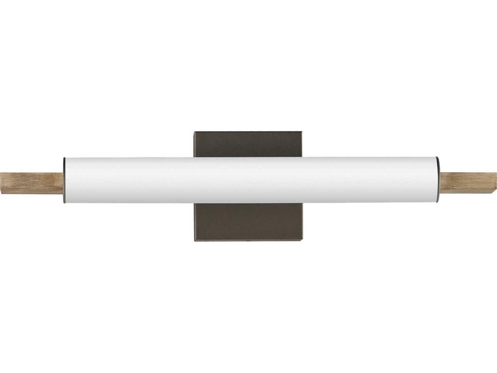 ET2 Joist 1-Light Driftwood Charcoal Gray Vanity Light