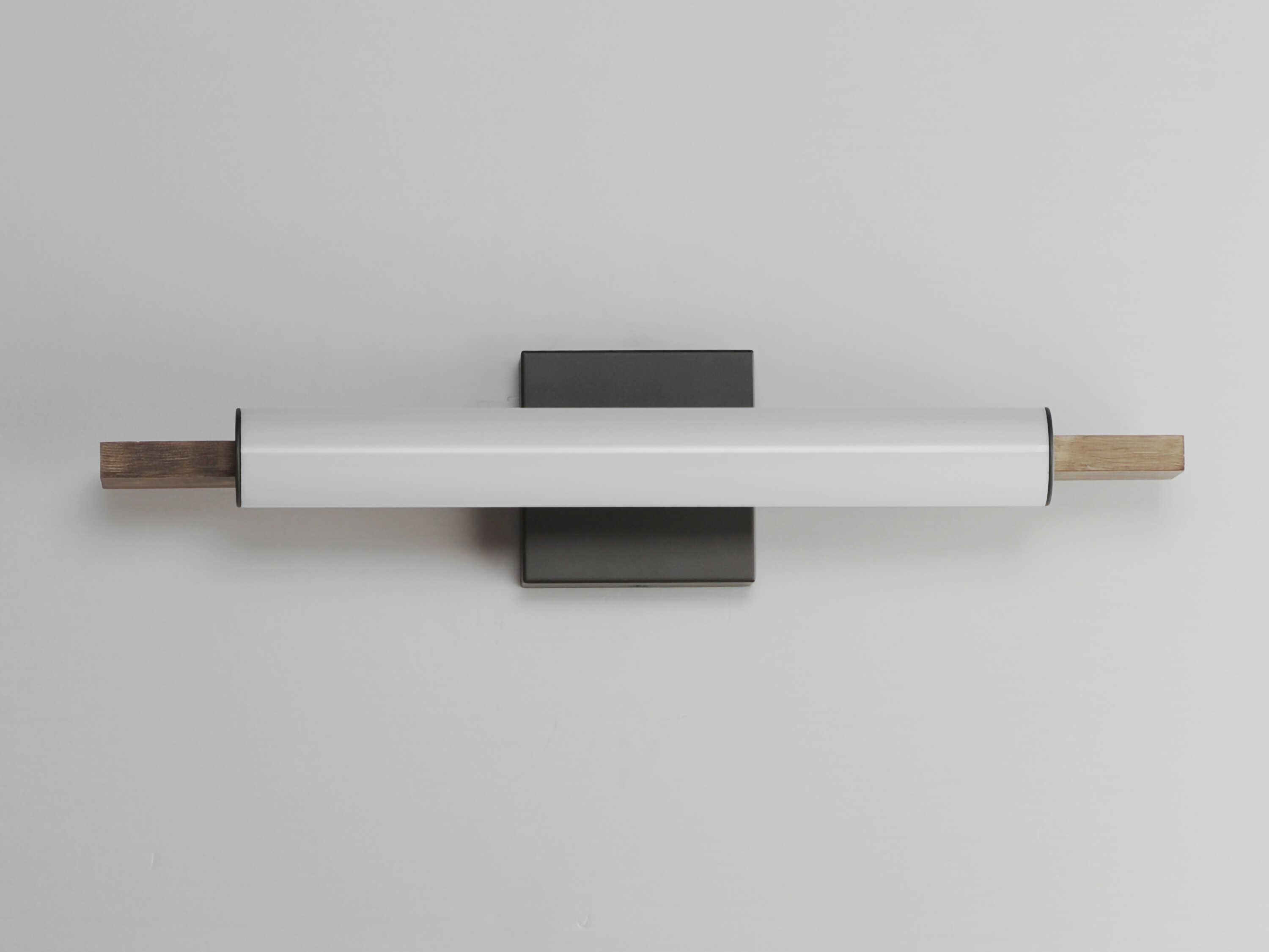 ET2 Joist 1-Light Driftwood Charcoal Gray Vanity Light