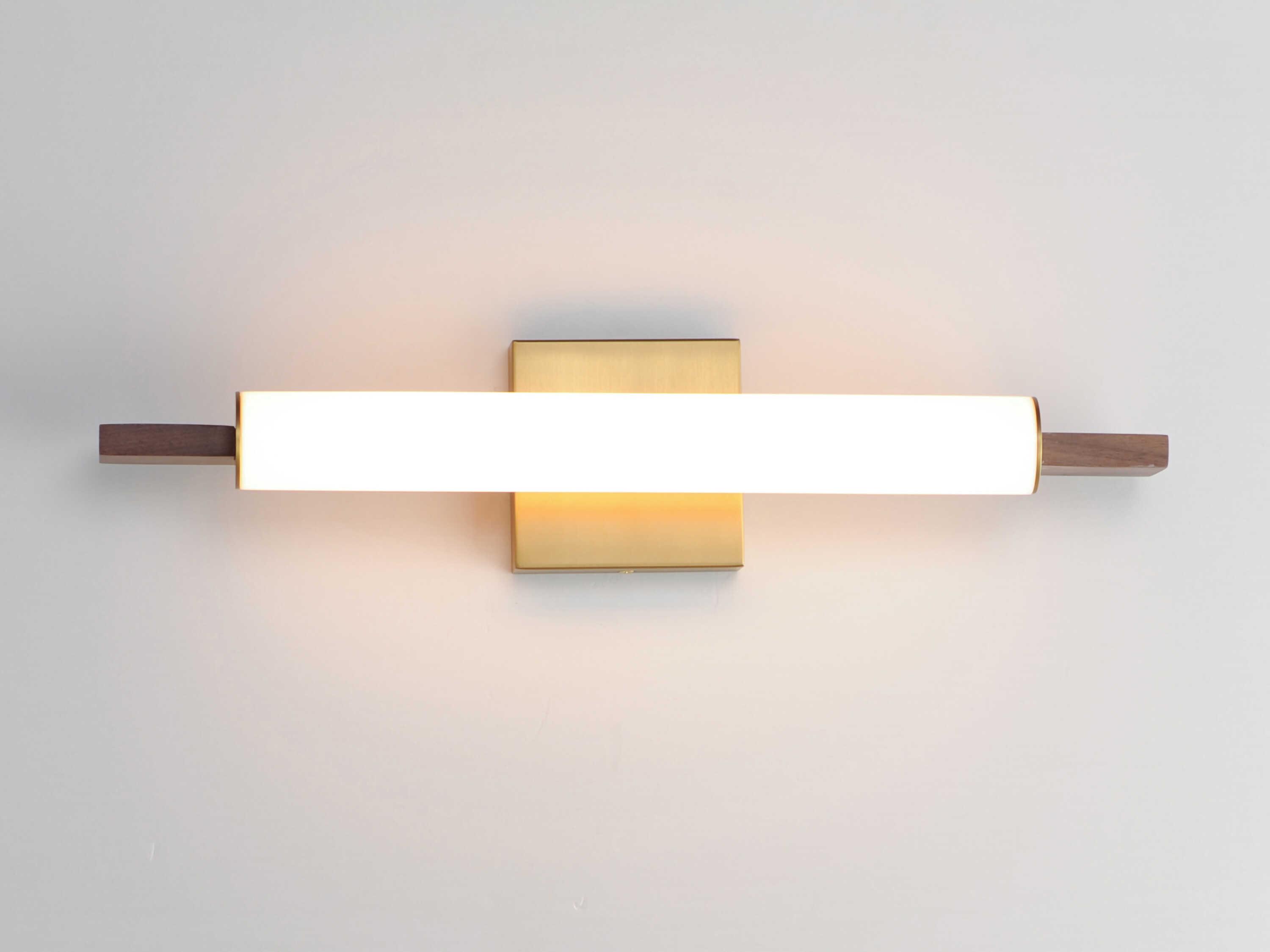 ET2 Joist 1-Light Antique Brass Vanity Light