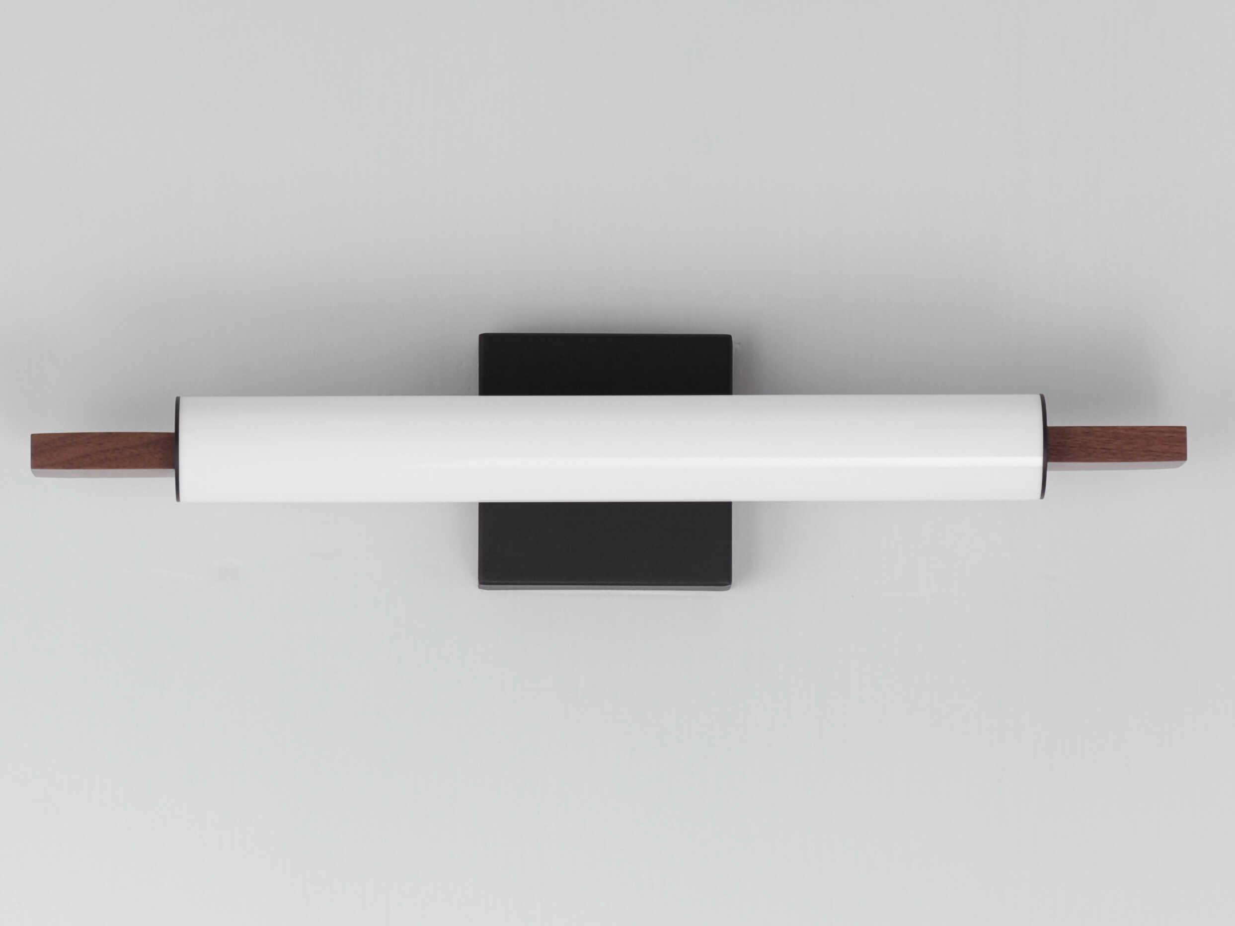 ET2 Joist 1-Light Walnut Black Vanity Light