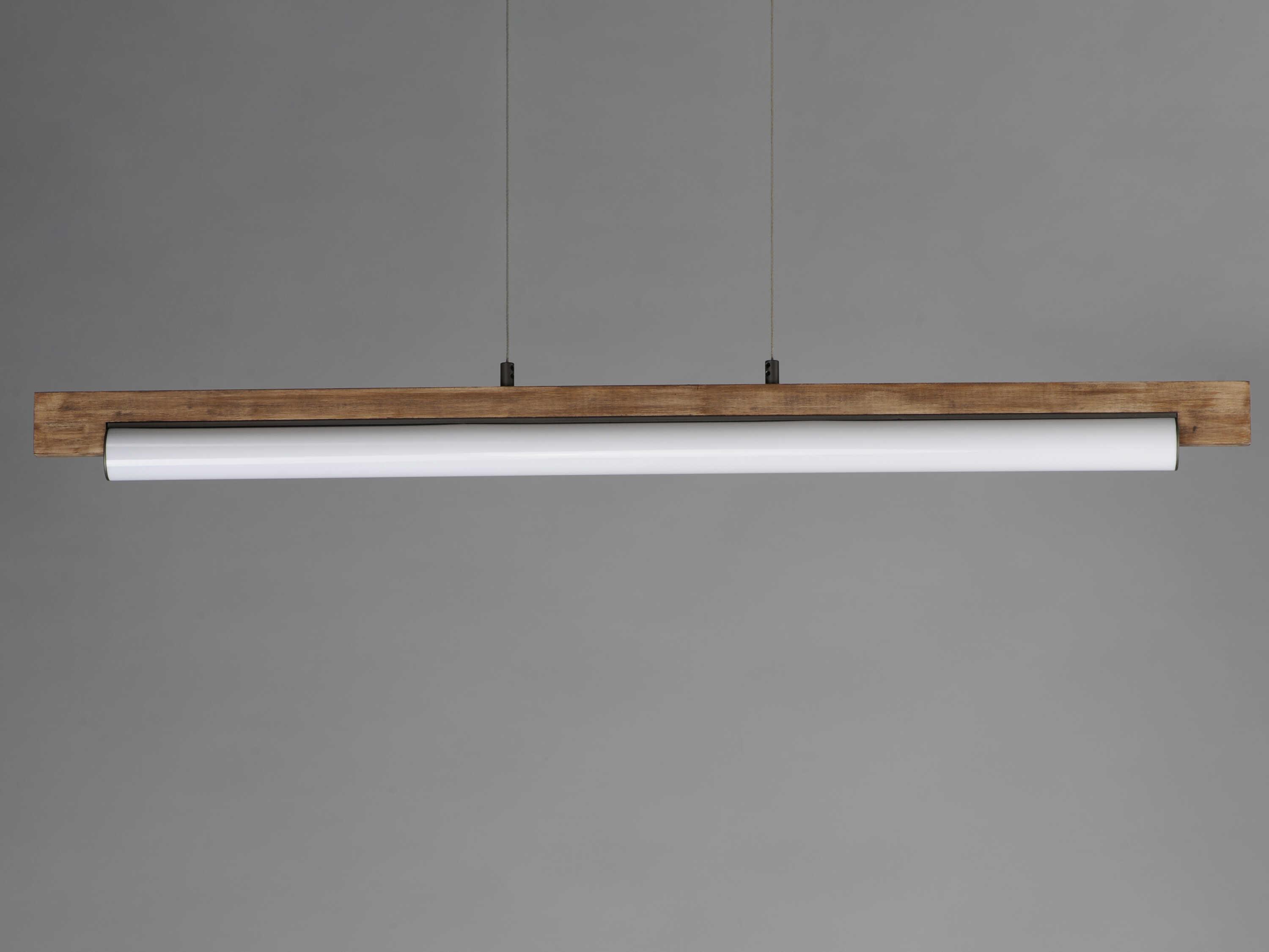 ET2 Joist 1-Light Driftwood Charcoal Gray Linear Island Pendant
