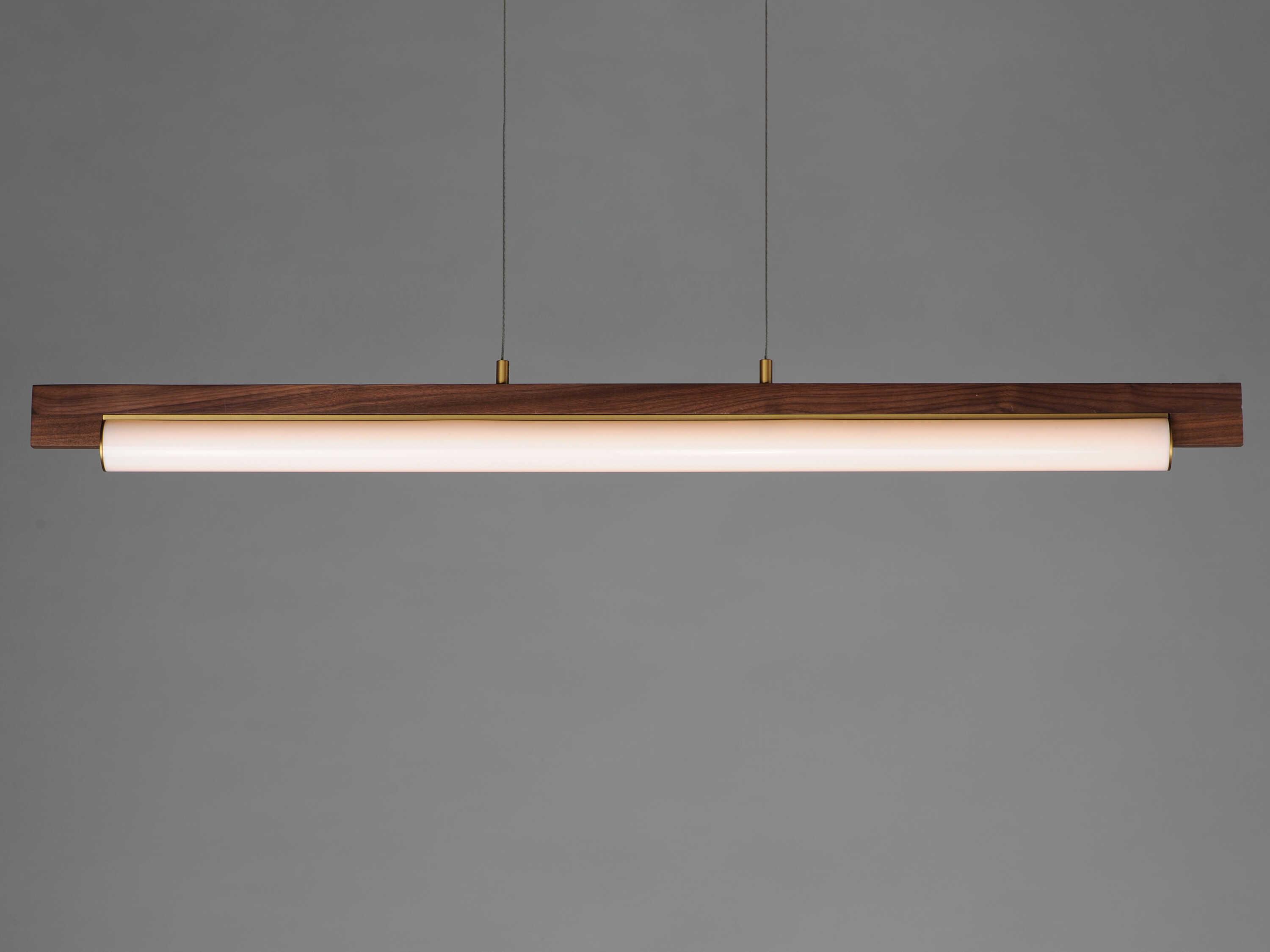 ET2 Joist 1-Light Natural Aged Brass Linear Island Pendant