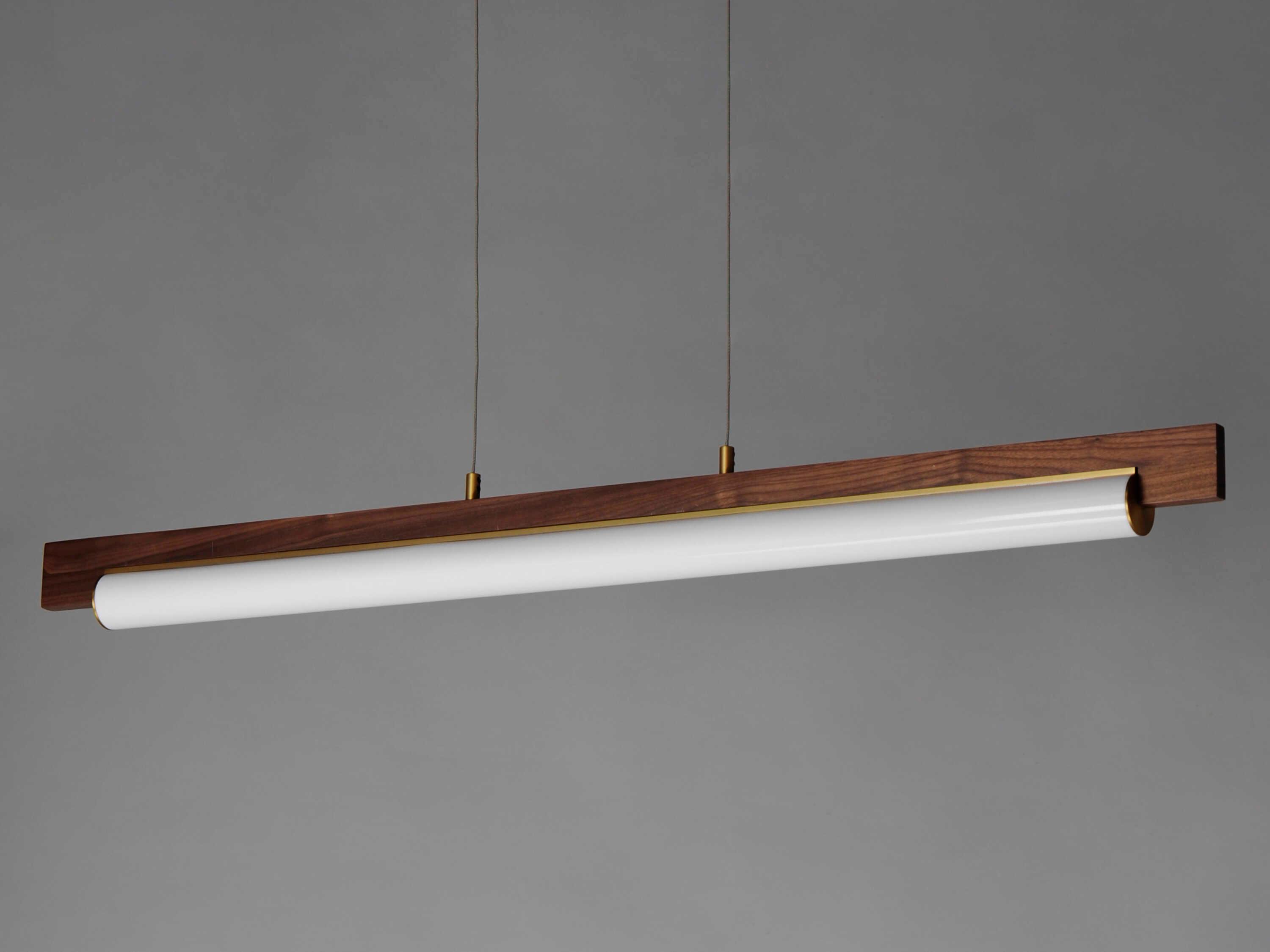 ET2 Joist 1-Light Natural Aged Brass Linear Island Pendant