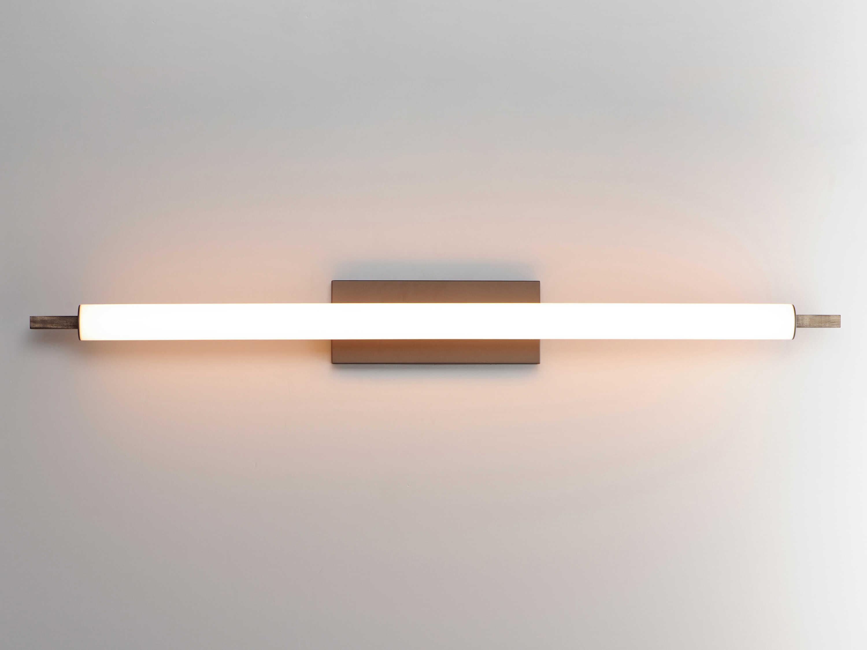 ET2 Joist 1-Light Driftwood Charcoal Gray Vanity Light