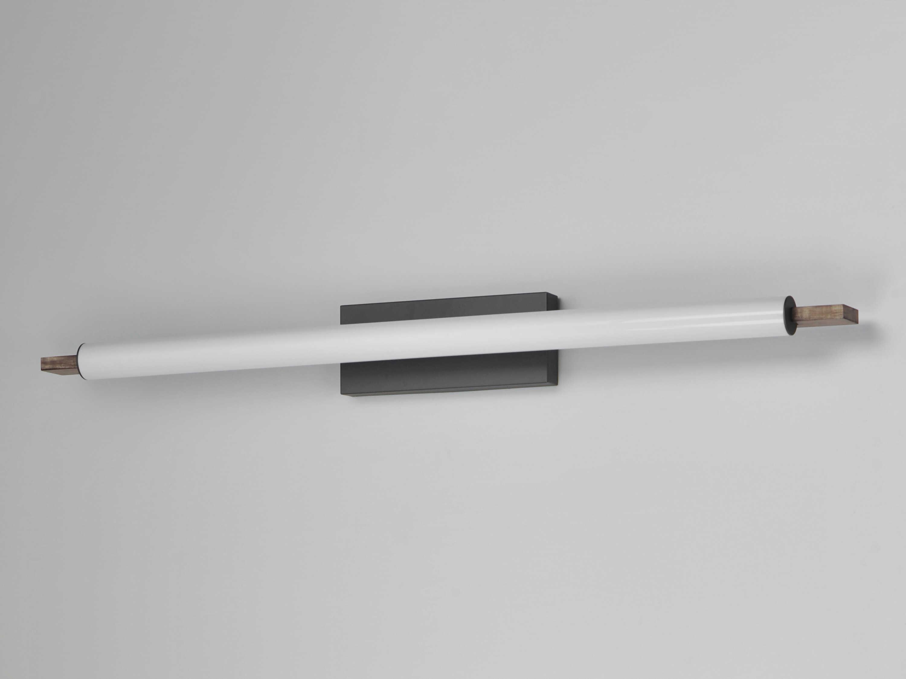 ET2 Joist 1-Light Driftwood Charcoal Gray Vanity Light