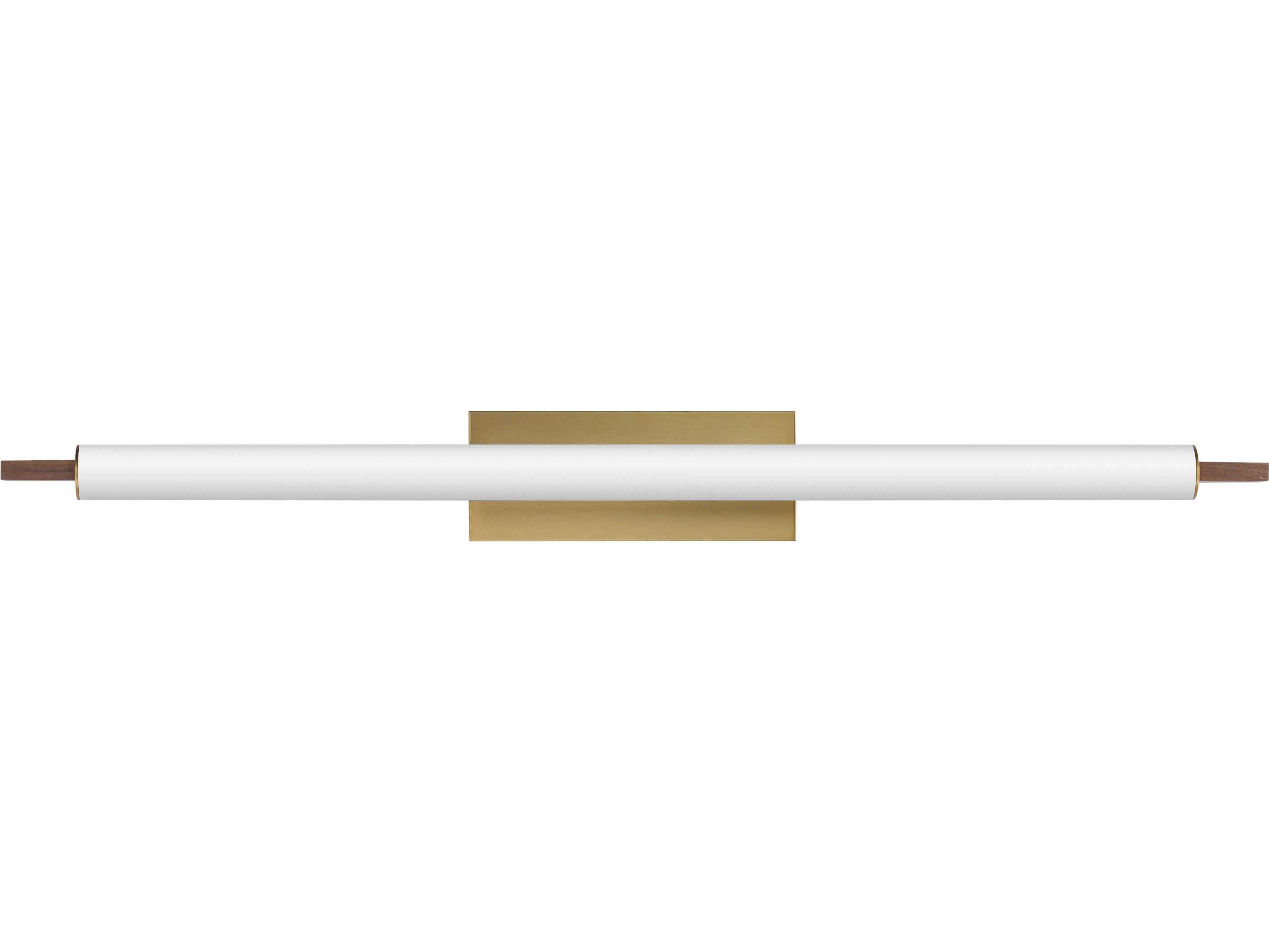 ET2 Joist 1-Light Natural Aged Brass Vanity Light