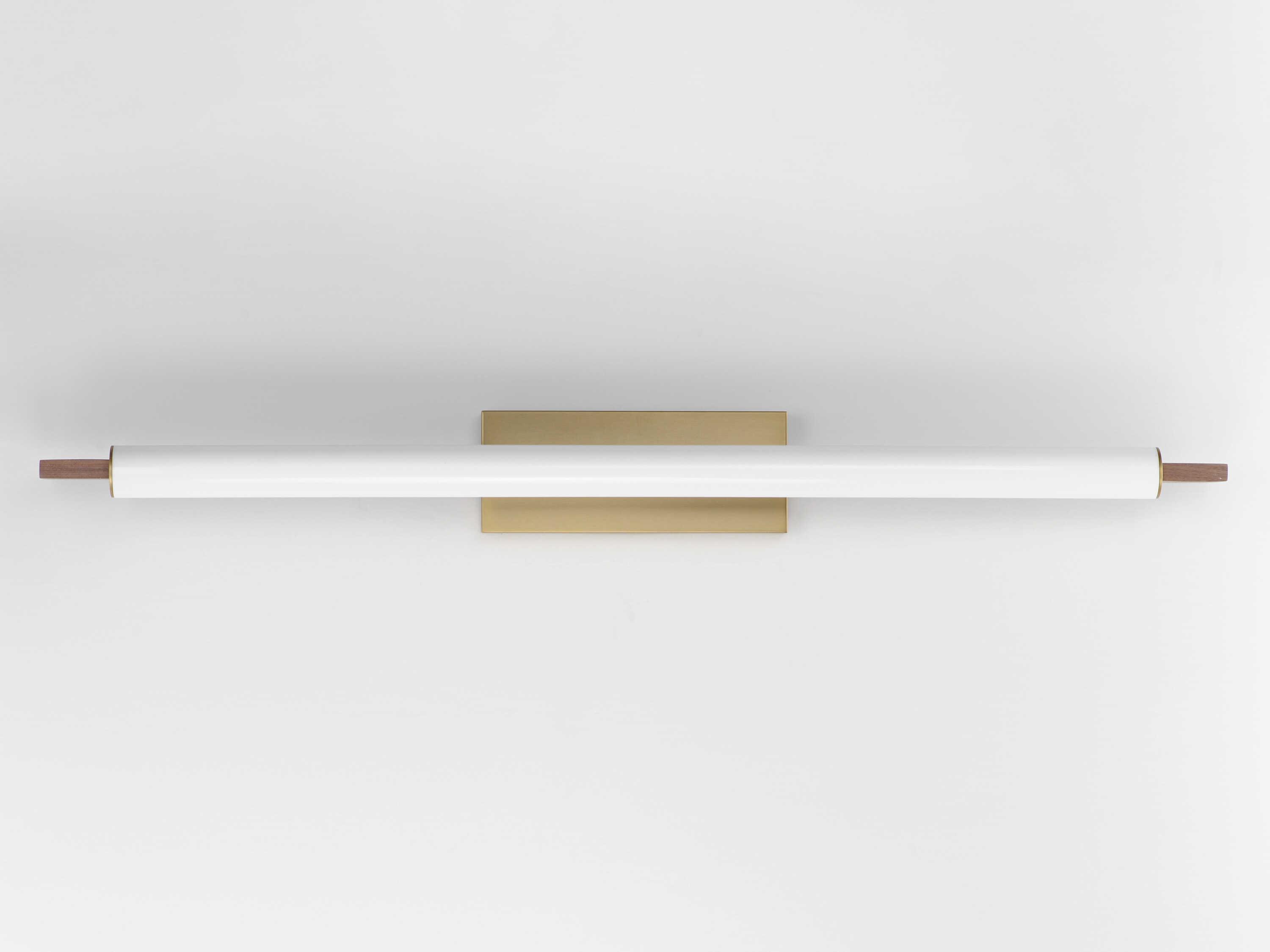 ET2 Joist 1-Light Natural Aged Brass Vanity Light
