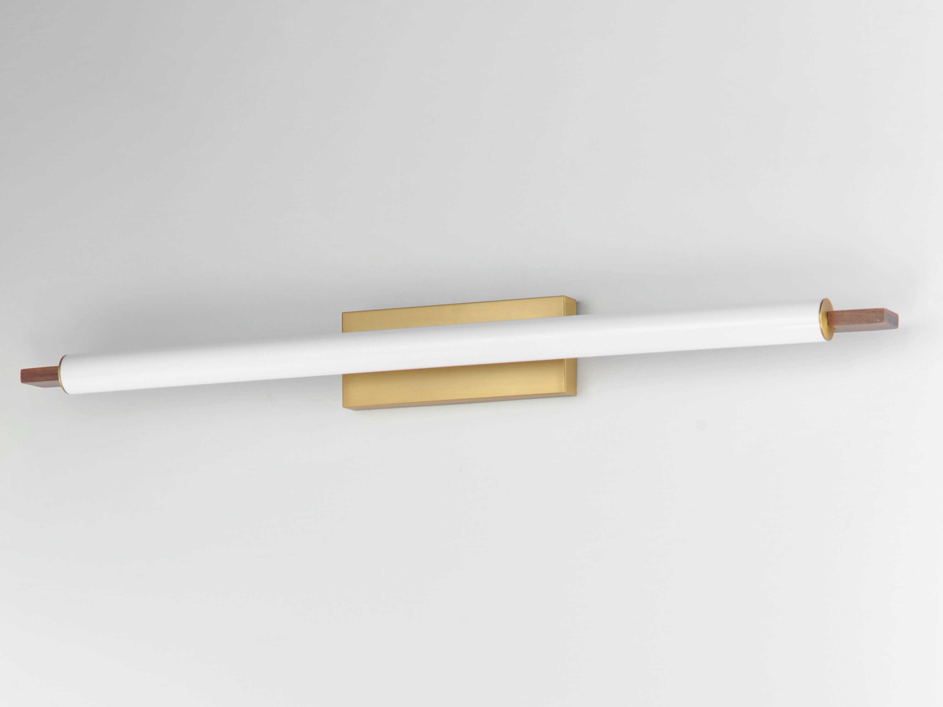 ET2 Joist 1-Light Natural Aged Brass Vanity Light