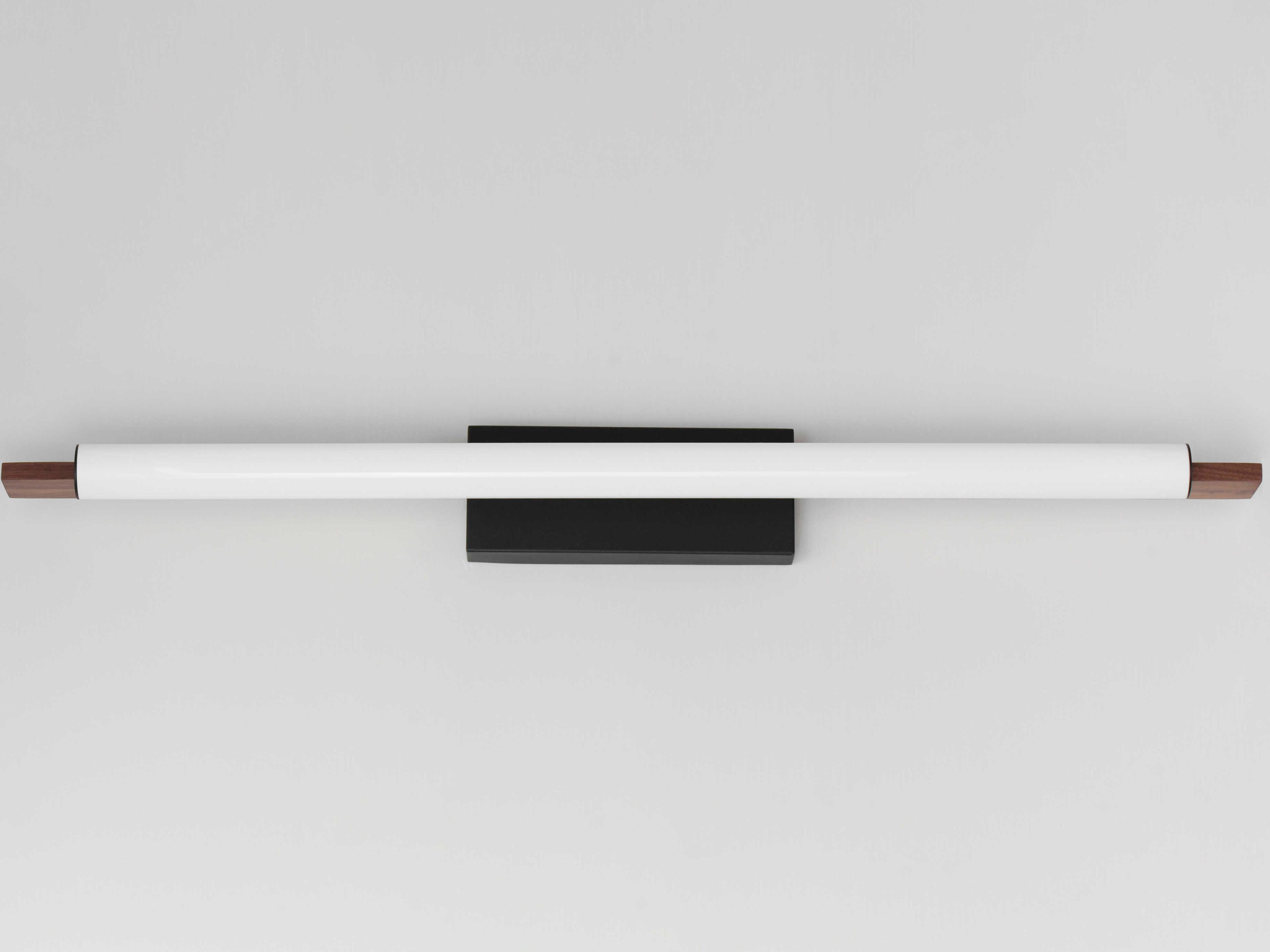 ET2 Joist 1-Light Walnut Black Vanity Light