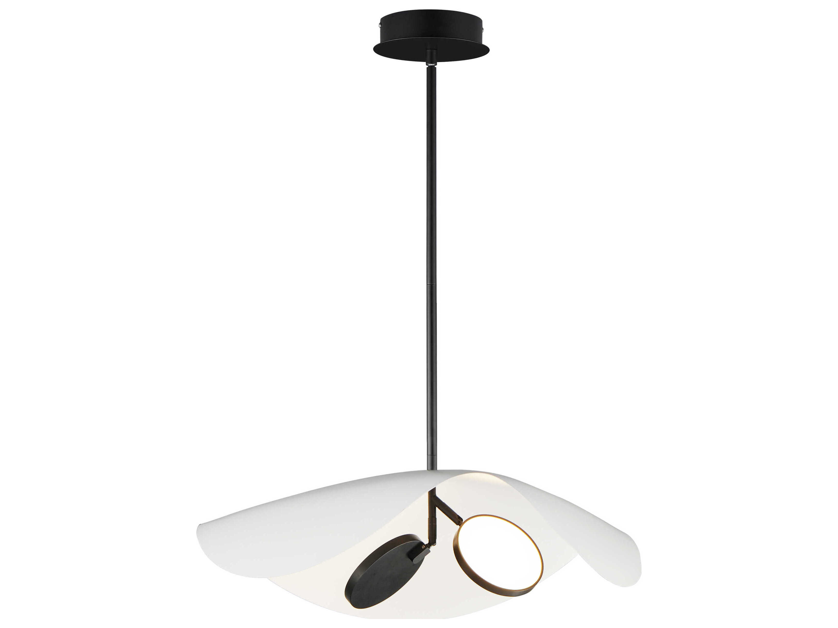 ET2 Carmen 2-Light Black LED Pendant