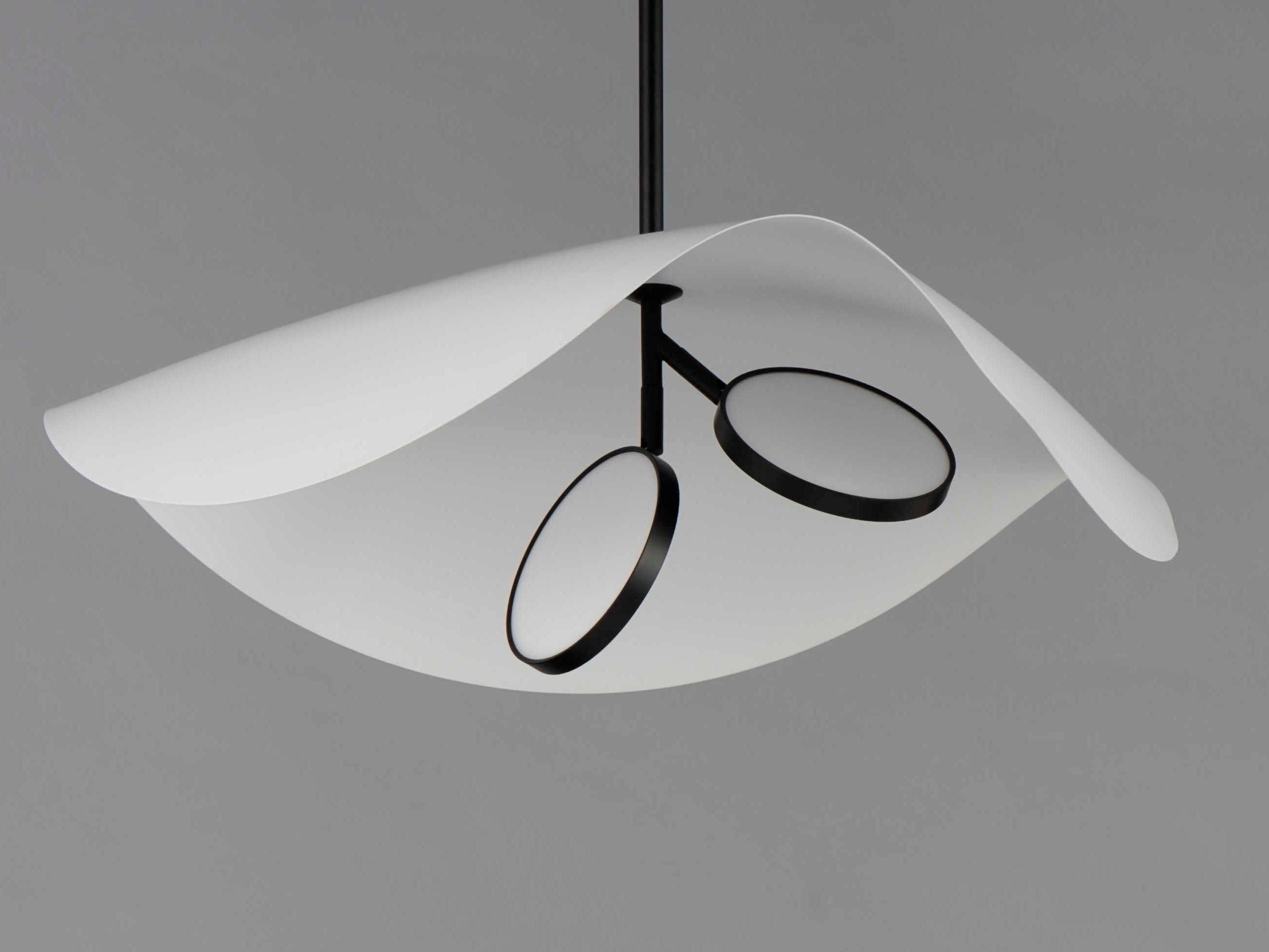 ET2 Carmen 2-Light Black LED Pendant