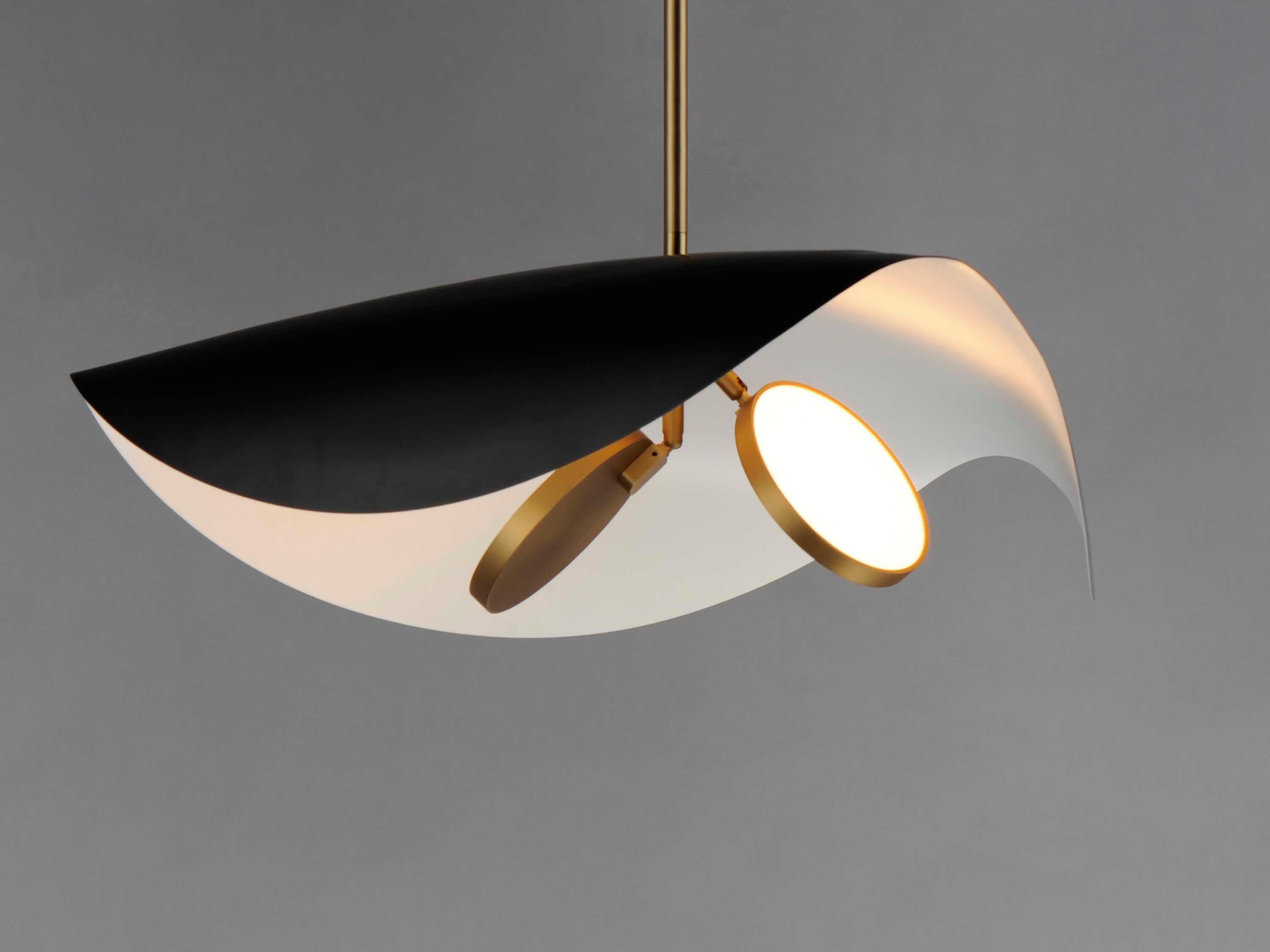 ET2 Carmen 2-Light Black Gold LED Pendant