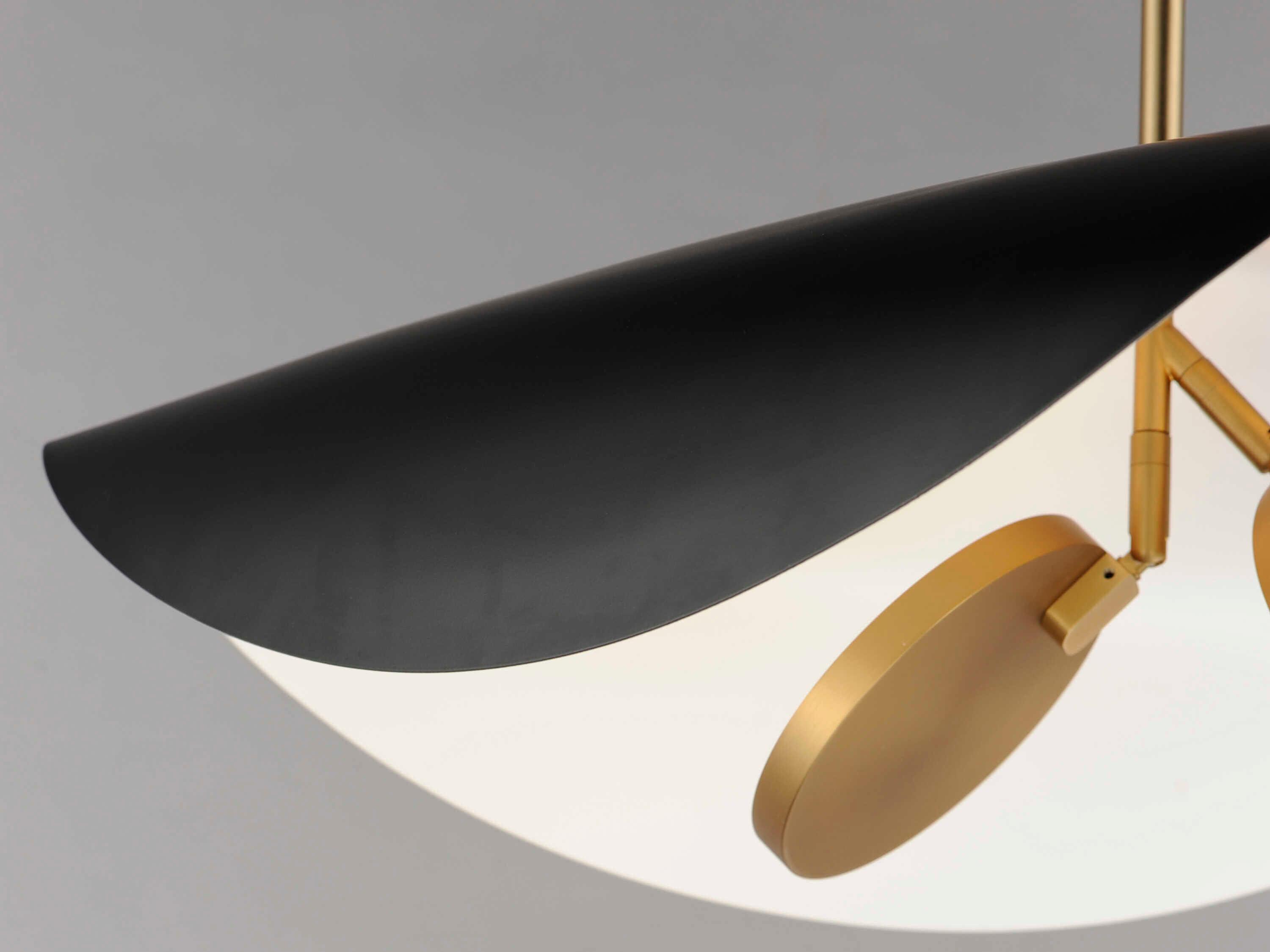 ET2 Carmen 2-Light Black Gold LED Pendant