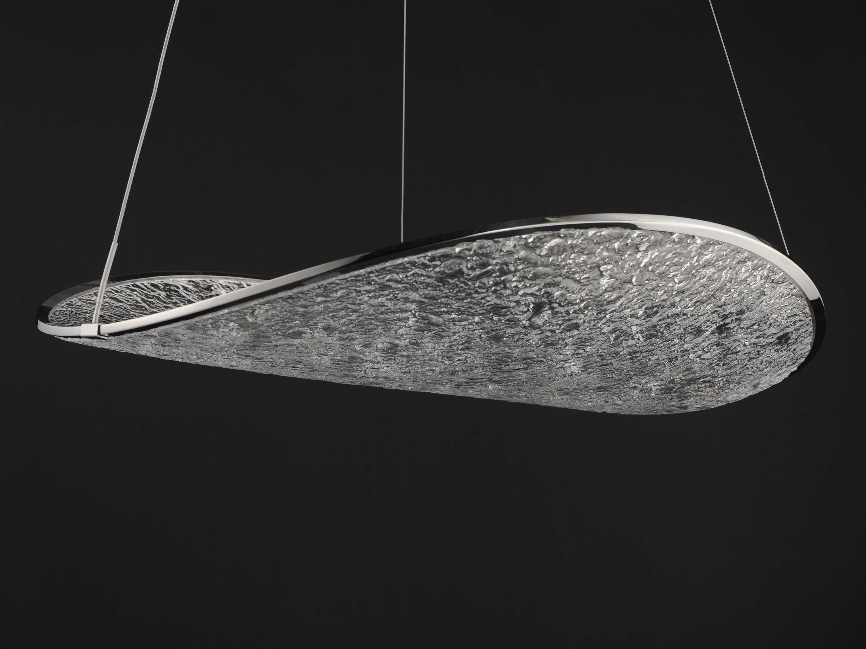 ET2 Moonscapes 1-Light Polished Chrome Round Pendant