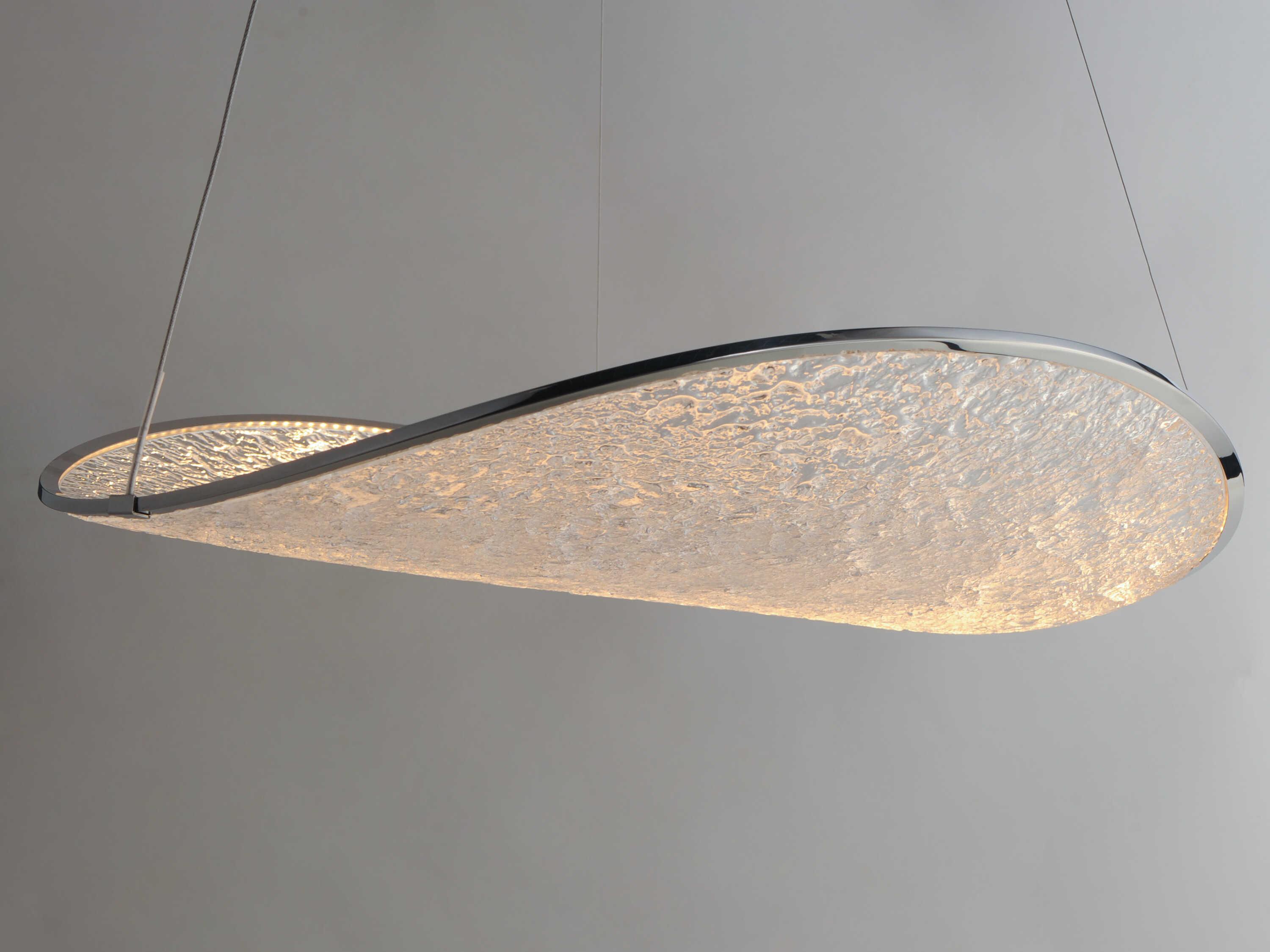 ET2 Moonscapes 1-Light Polished Chrome Round Pendant