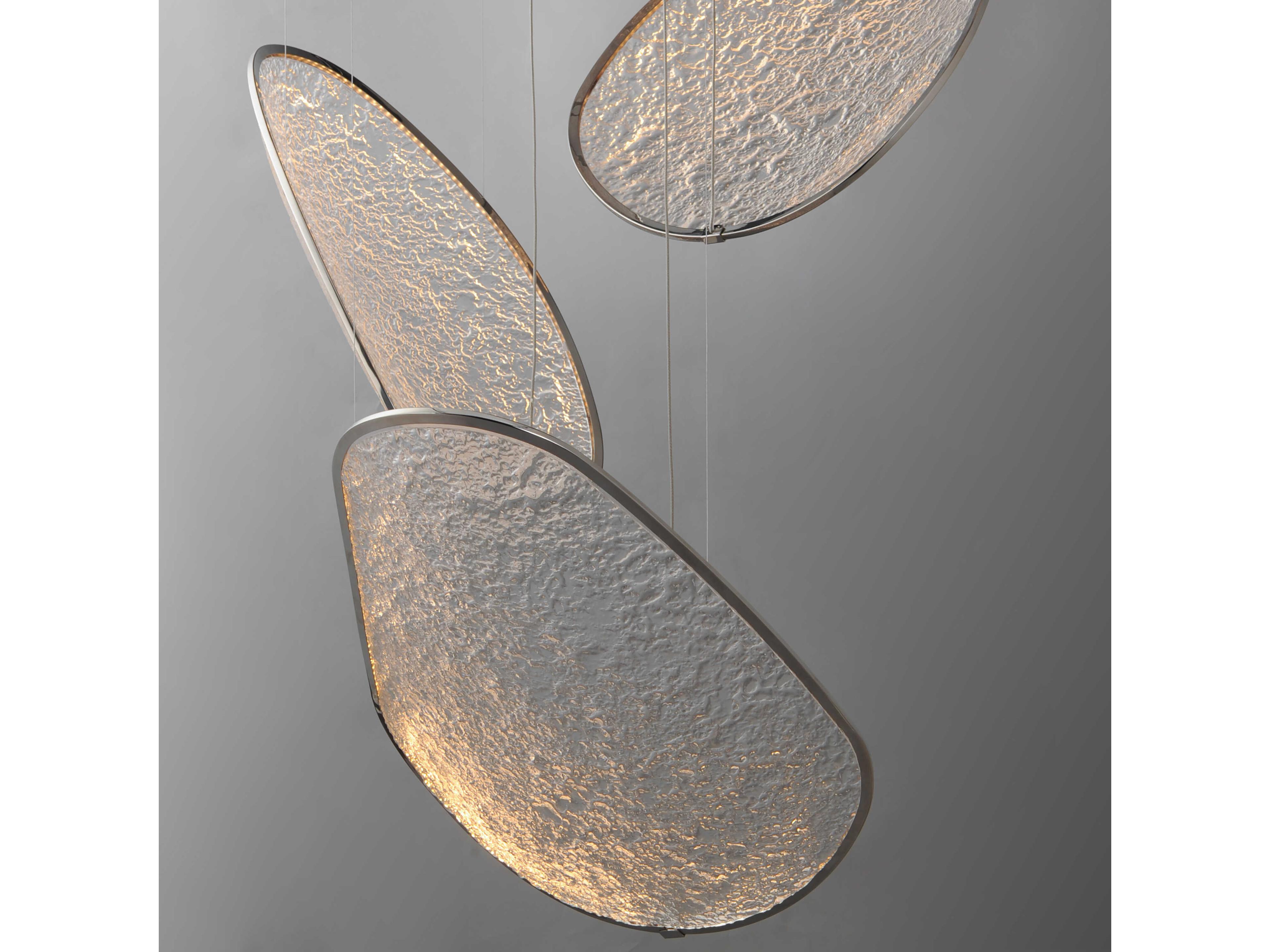 ET2 Moonscapes 3-Light Polished Chrome Round Pendant