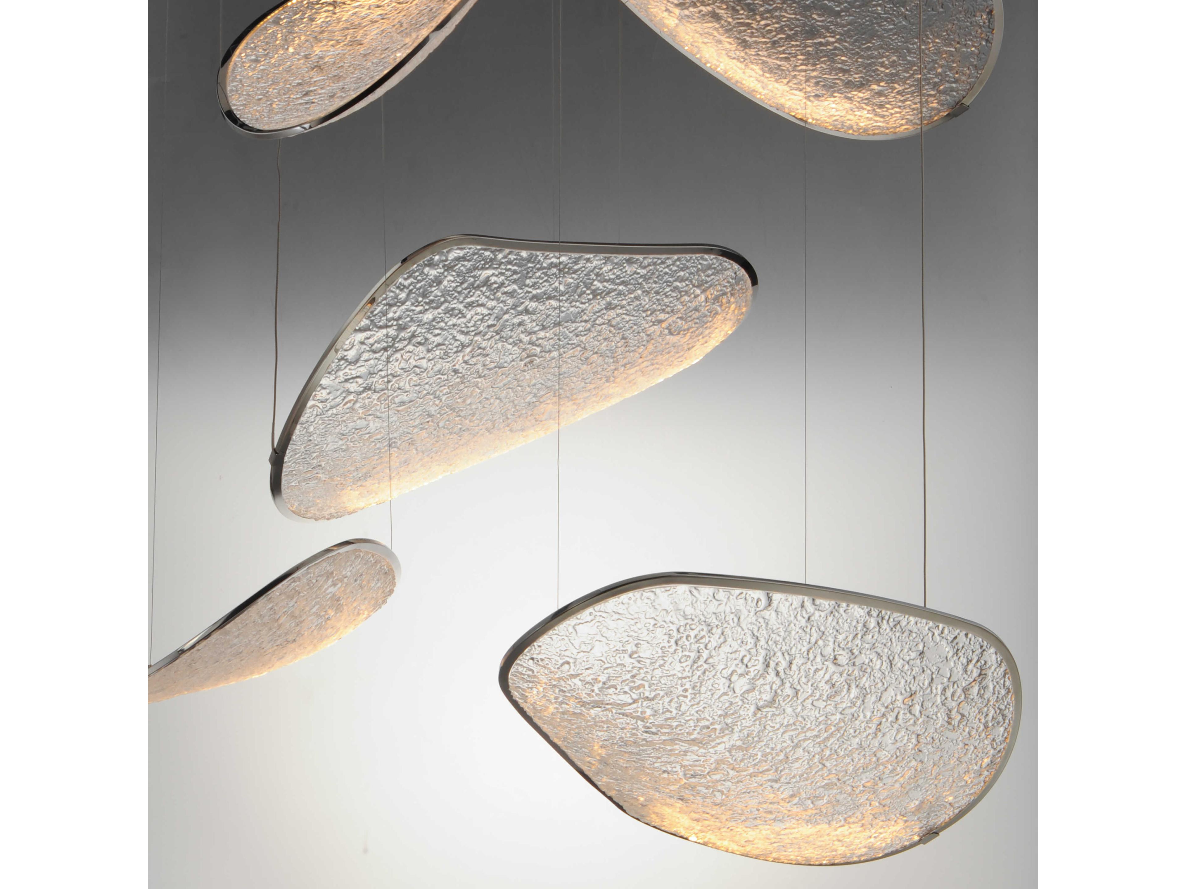 ET2 Moonscapes 5-Light Polished Chrome Round Pendant