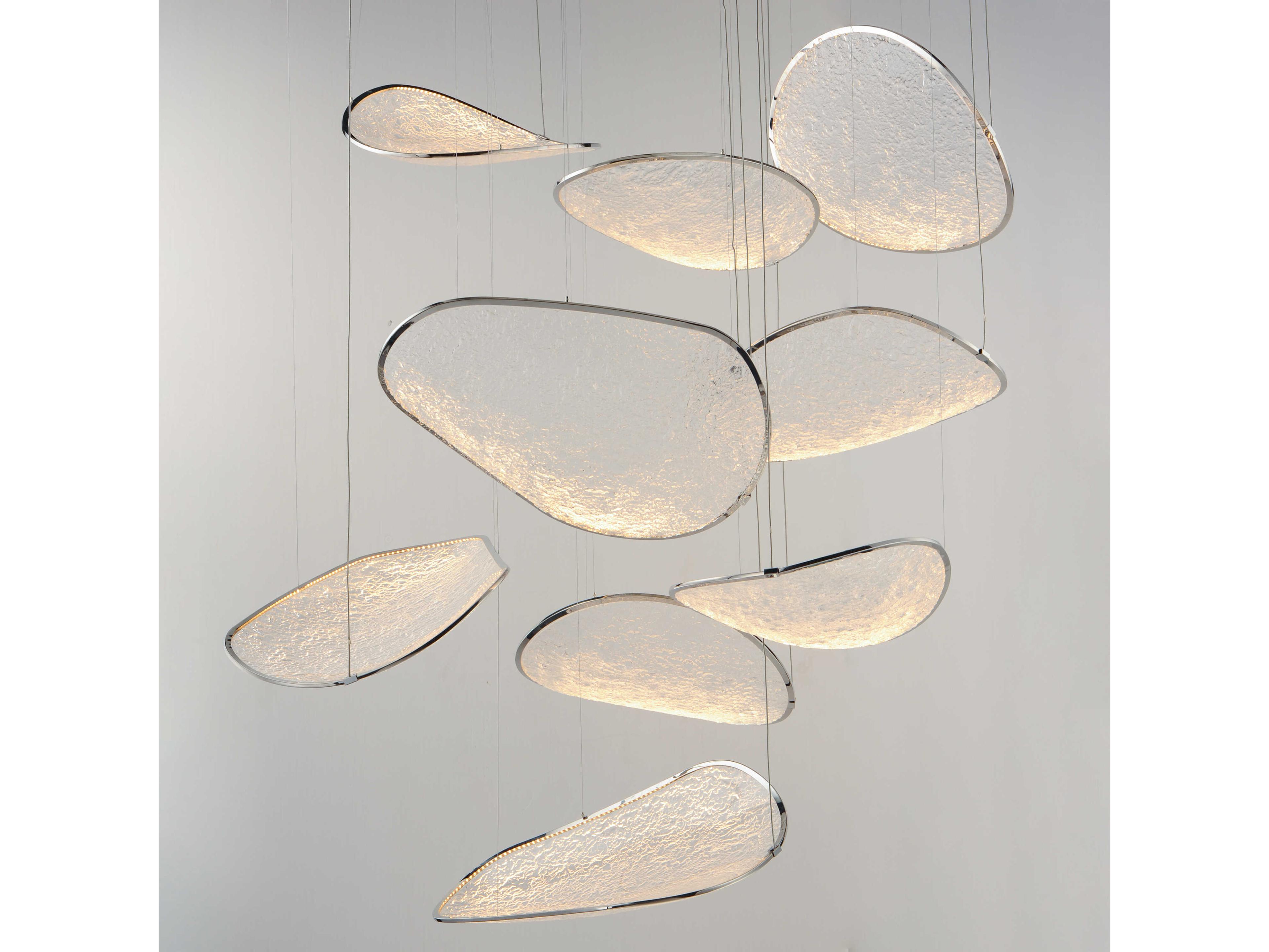 ET2 Moonscapes 9-Light Polished Chrome Round Pendant