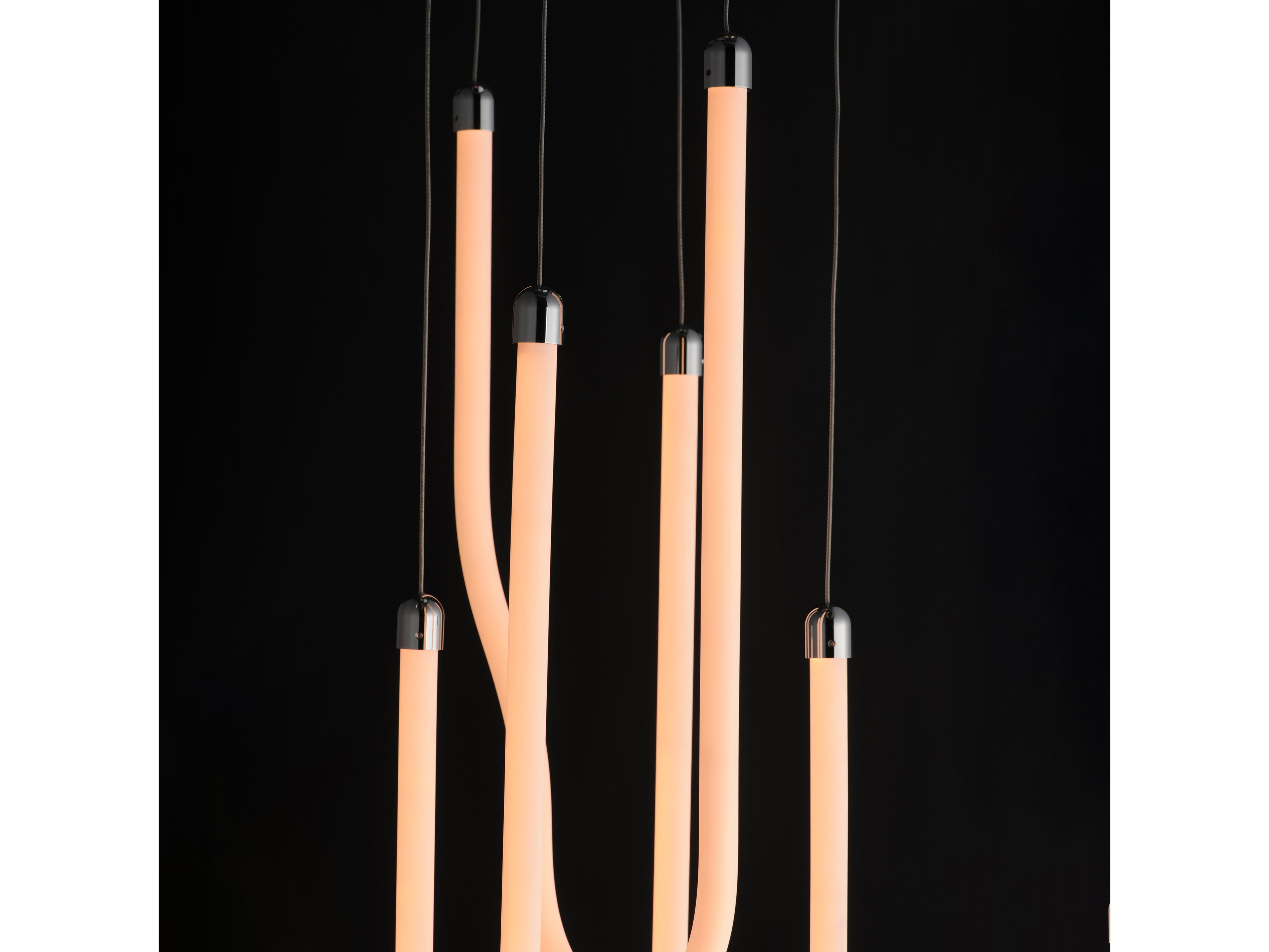 ET2 Soleil 3-Light Polished Chrome Linear Pendant