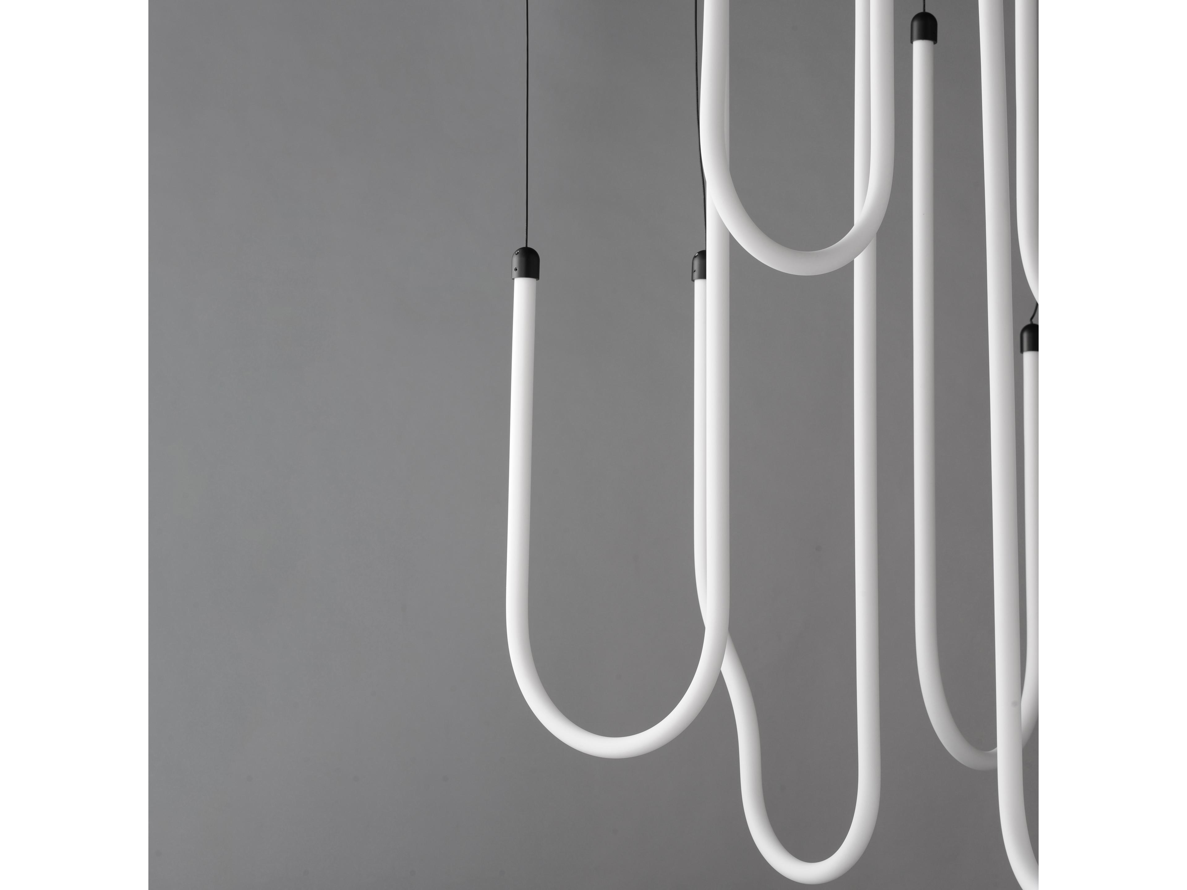 ET2 Soleil 8-Light Black Linear Pendant