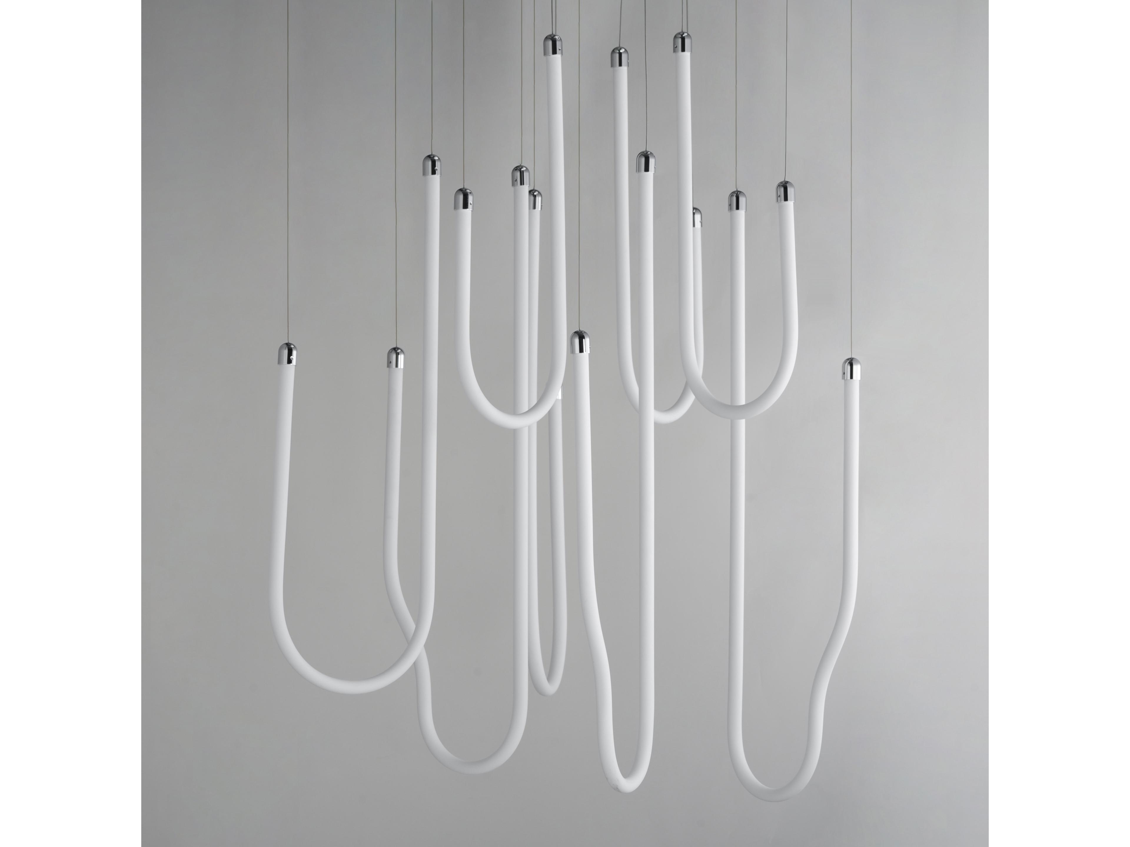 ET2 Soleil 8-Light Polished Chrome Linear Pendant