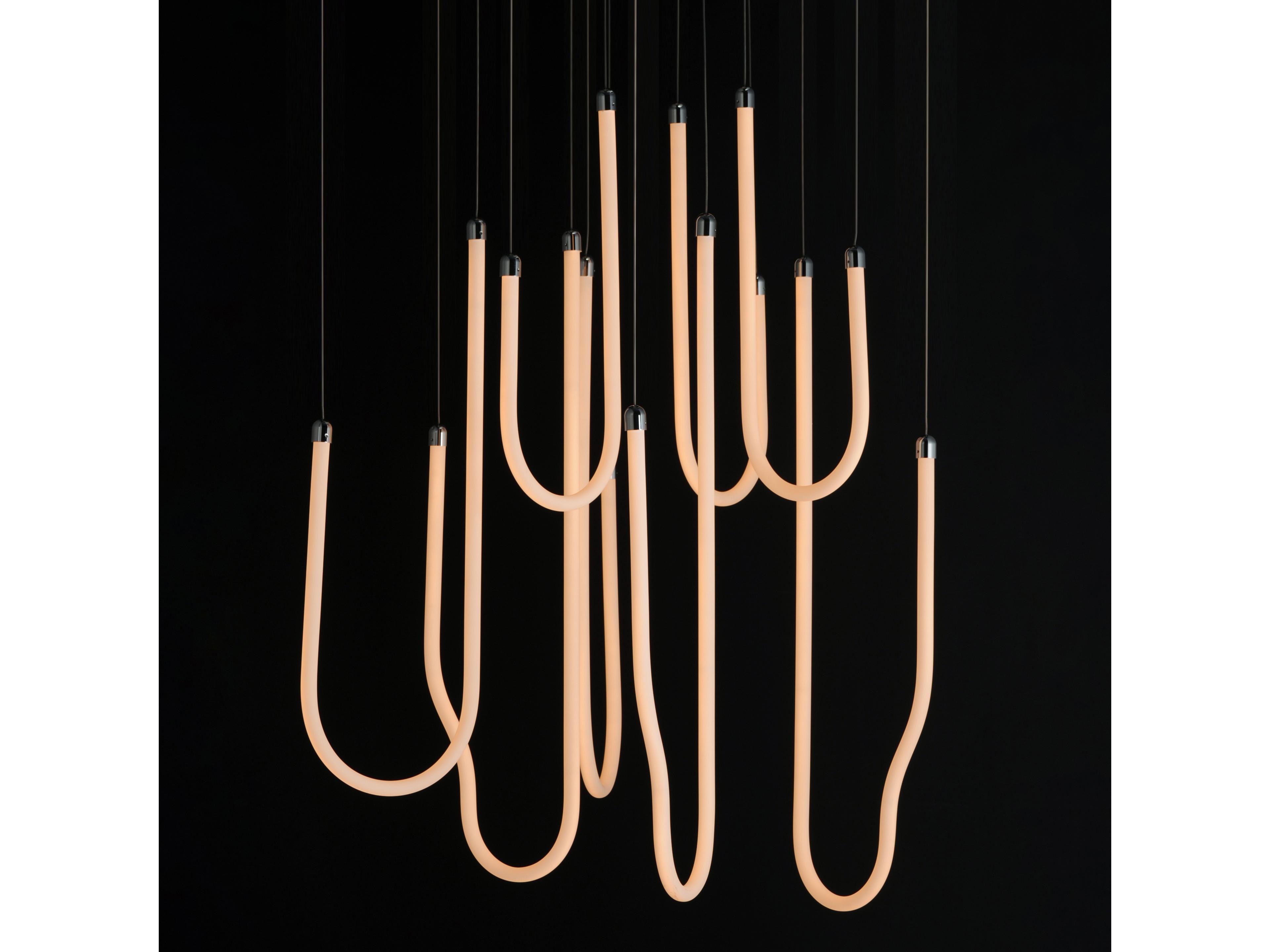 ET2 Soleil 8-Light Polished Chrome Linear Pendant