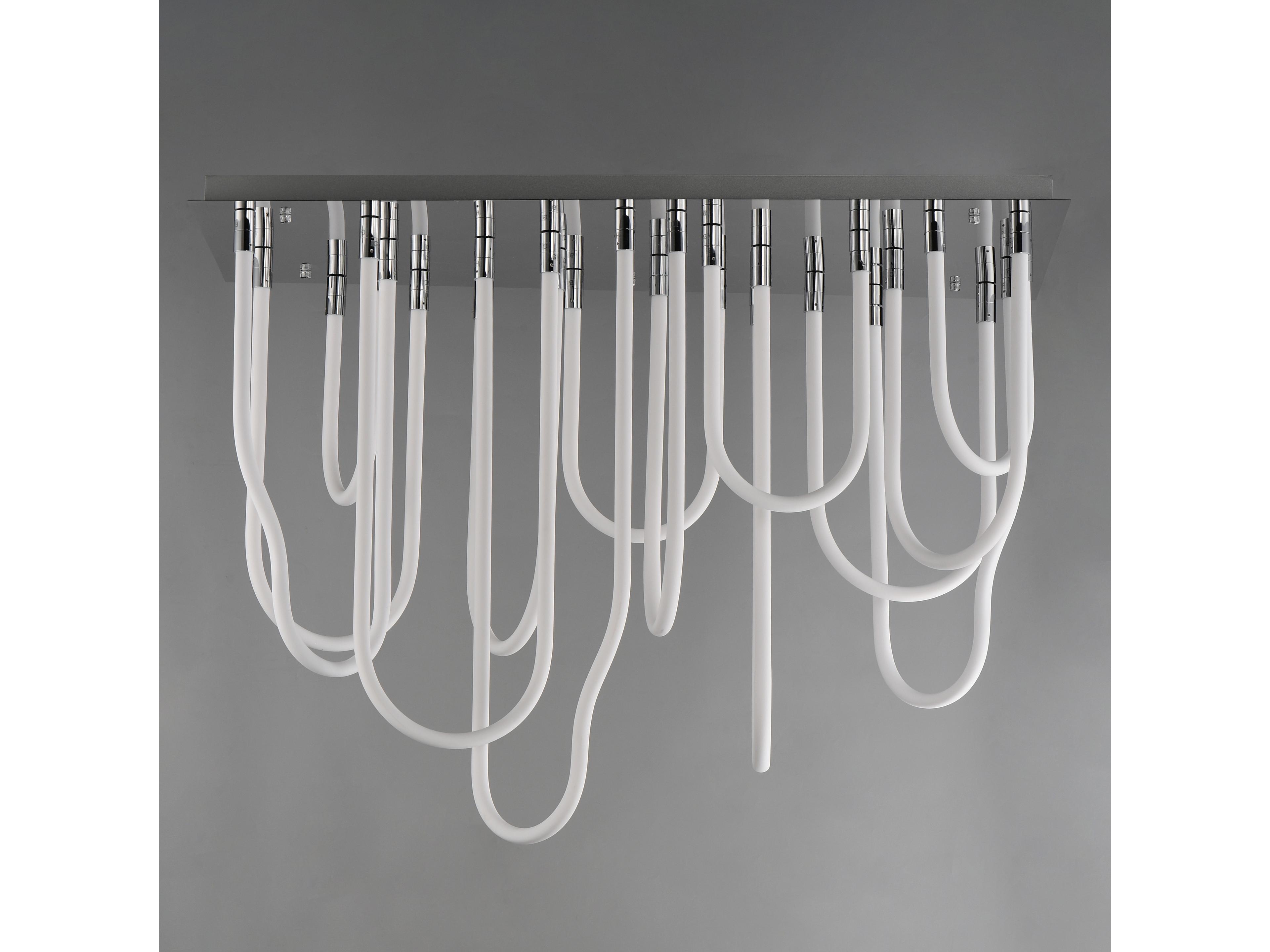 ET2 Soleil 14-Light Polished Chrome Linear Flush Mount